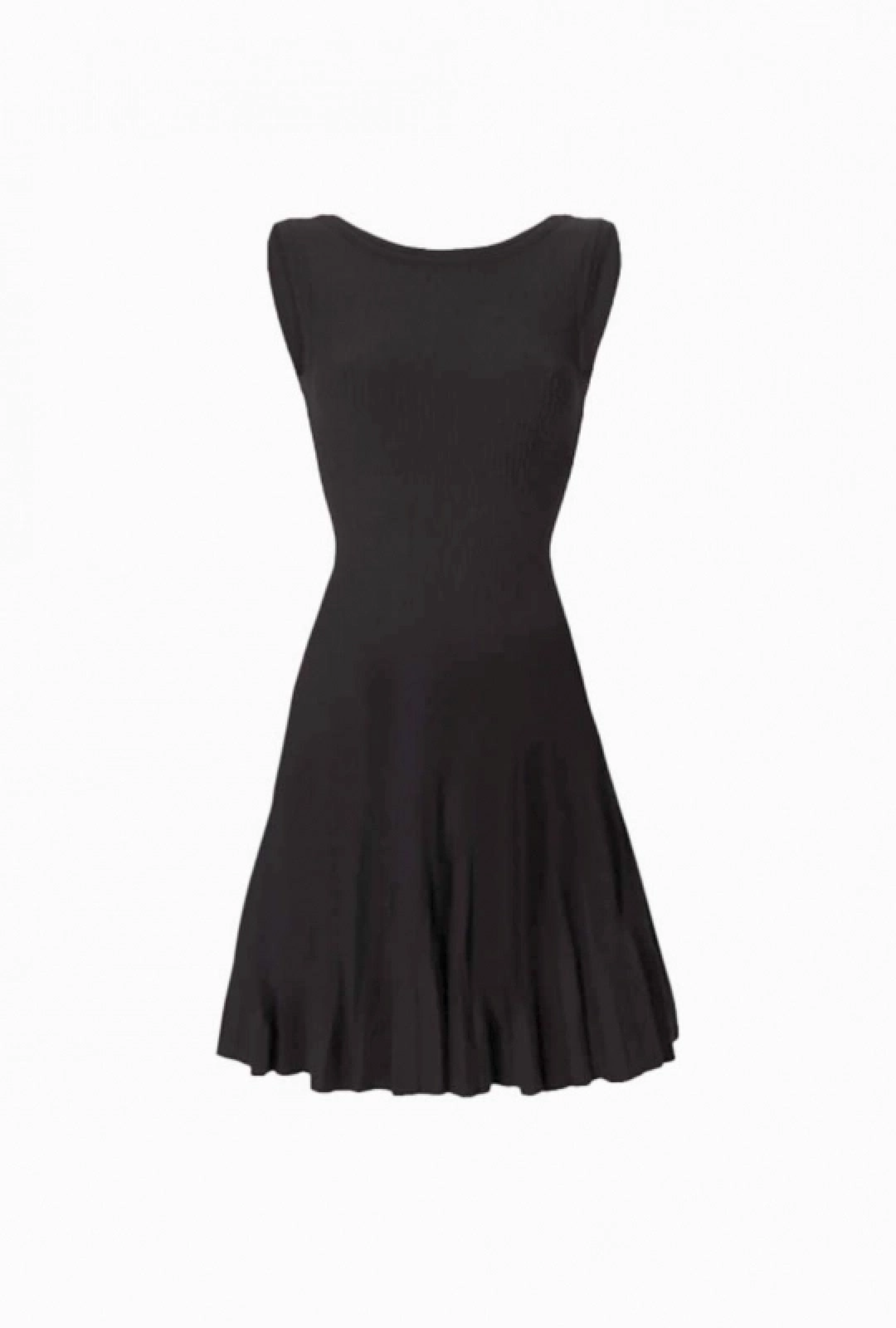 Robe Corolle Noire