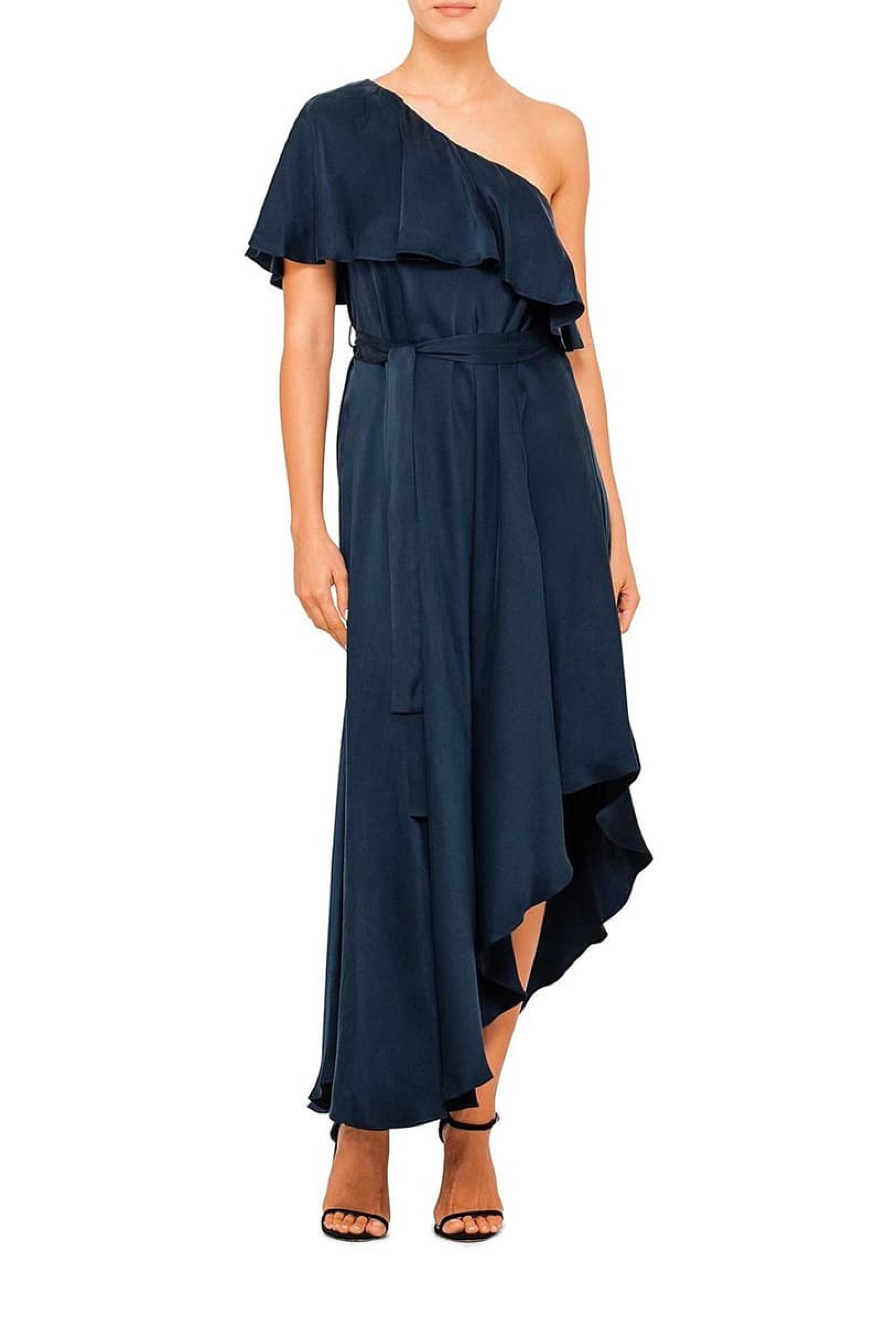 Robe One Shoulder Navy