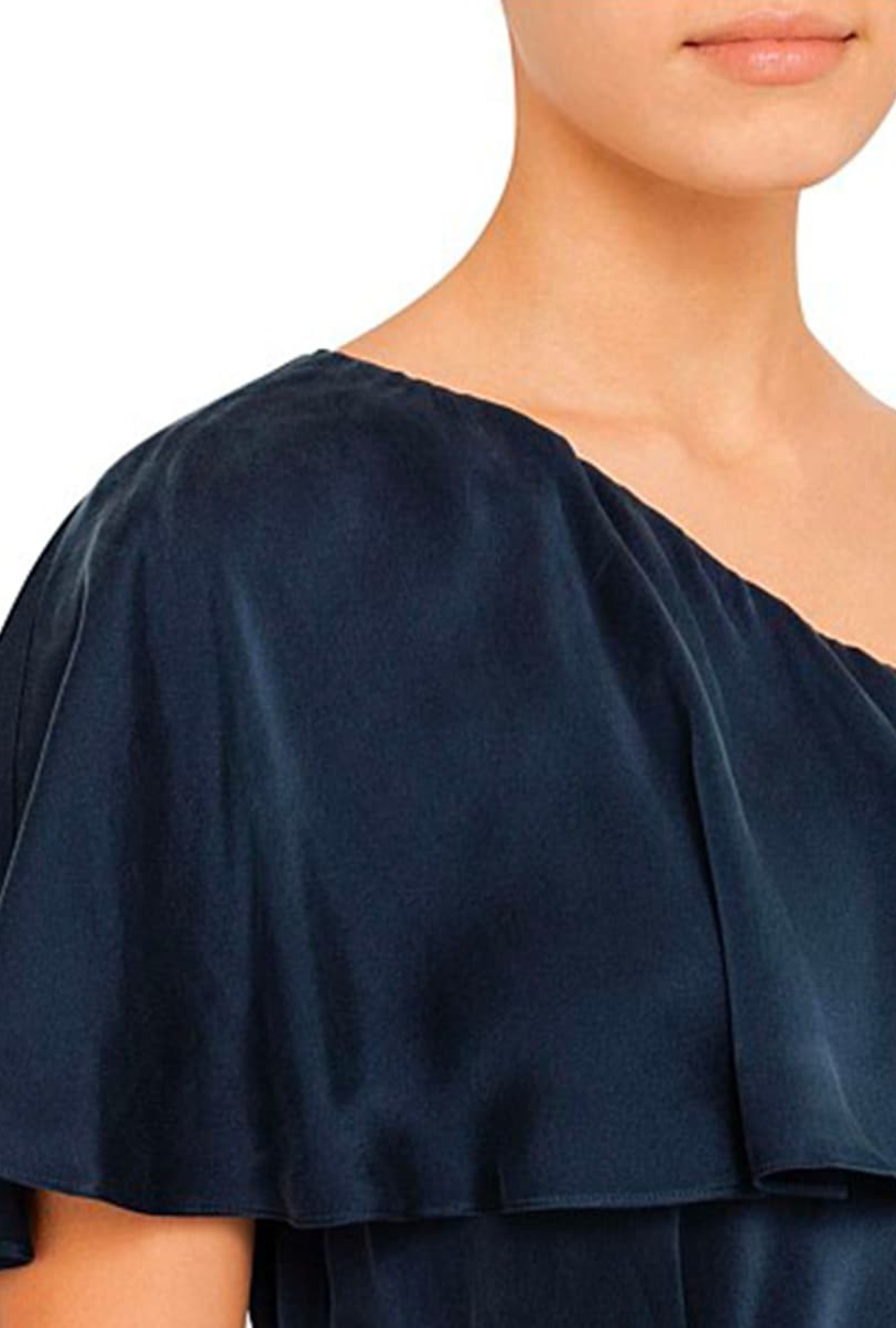 Robe One Shoulder Navy