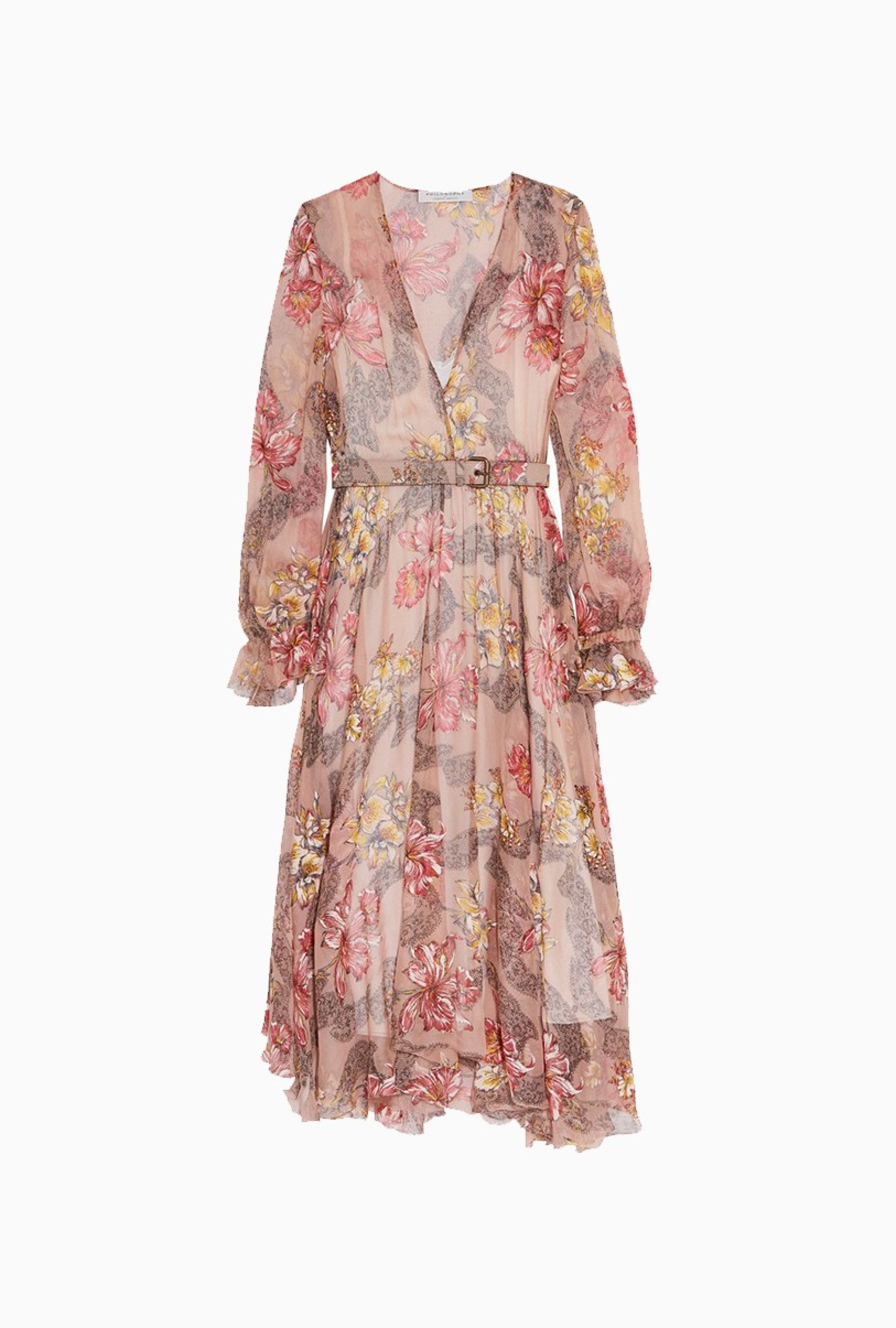 Robe Floral Ruffled