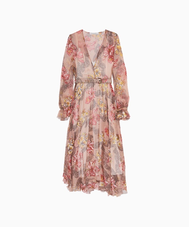 Robe Floral Ruffled