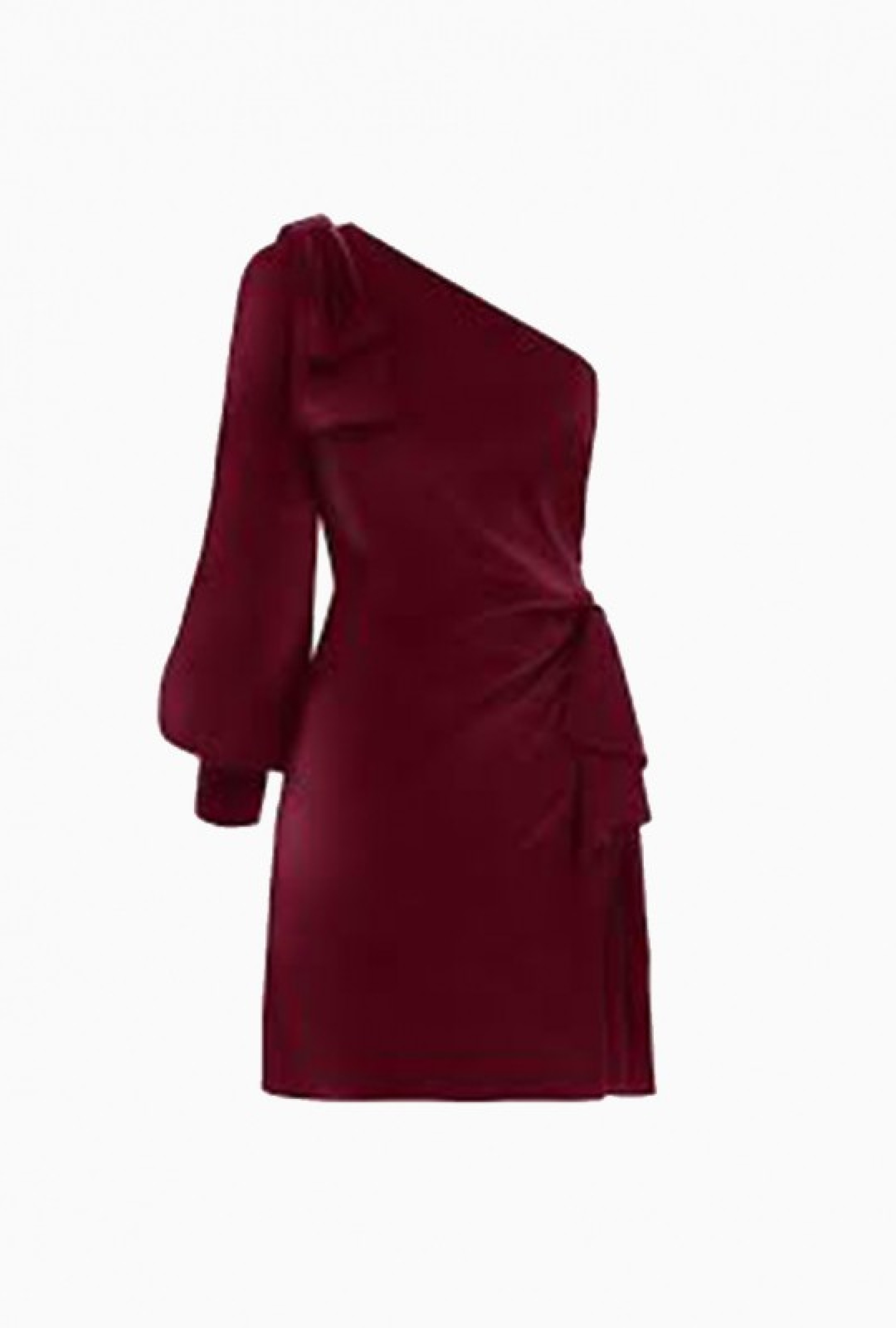 Robe Maples Bow Burgundy