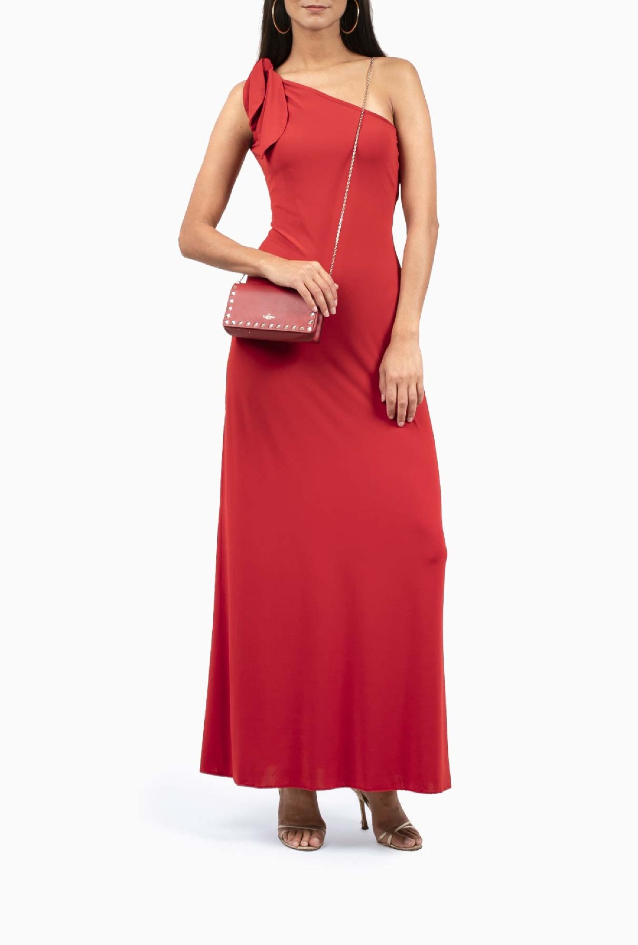 Pochette Rockstud Rouge