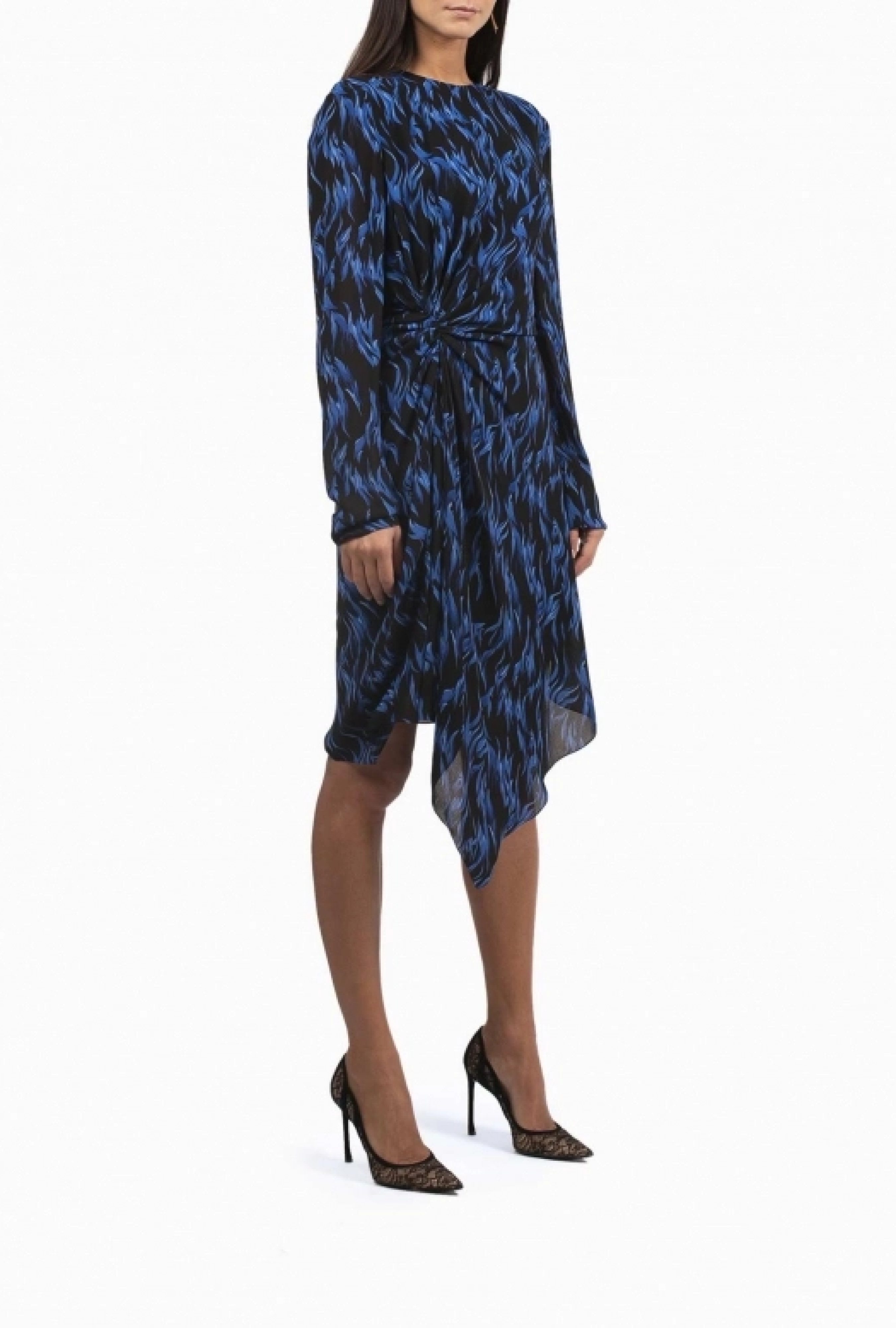 Robe Blue Fauve Print