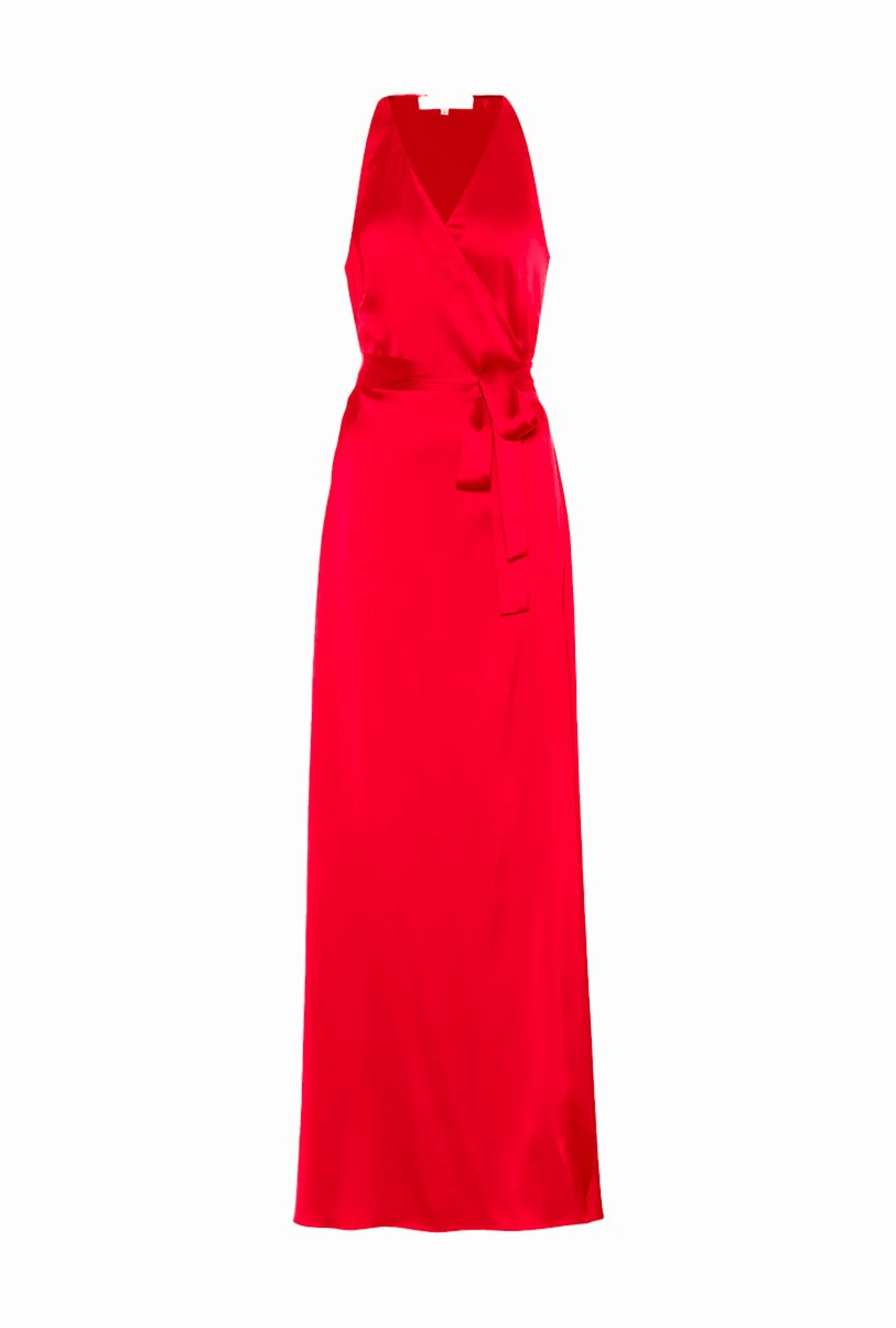 Robe Paola Red Wrap-Exclusivité web