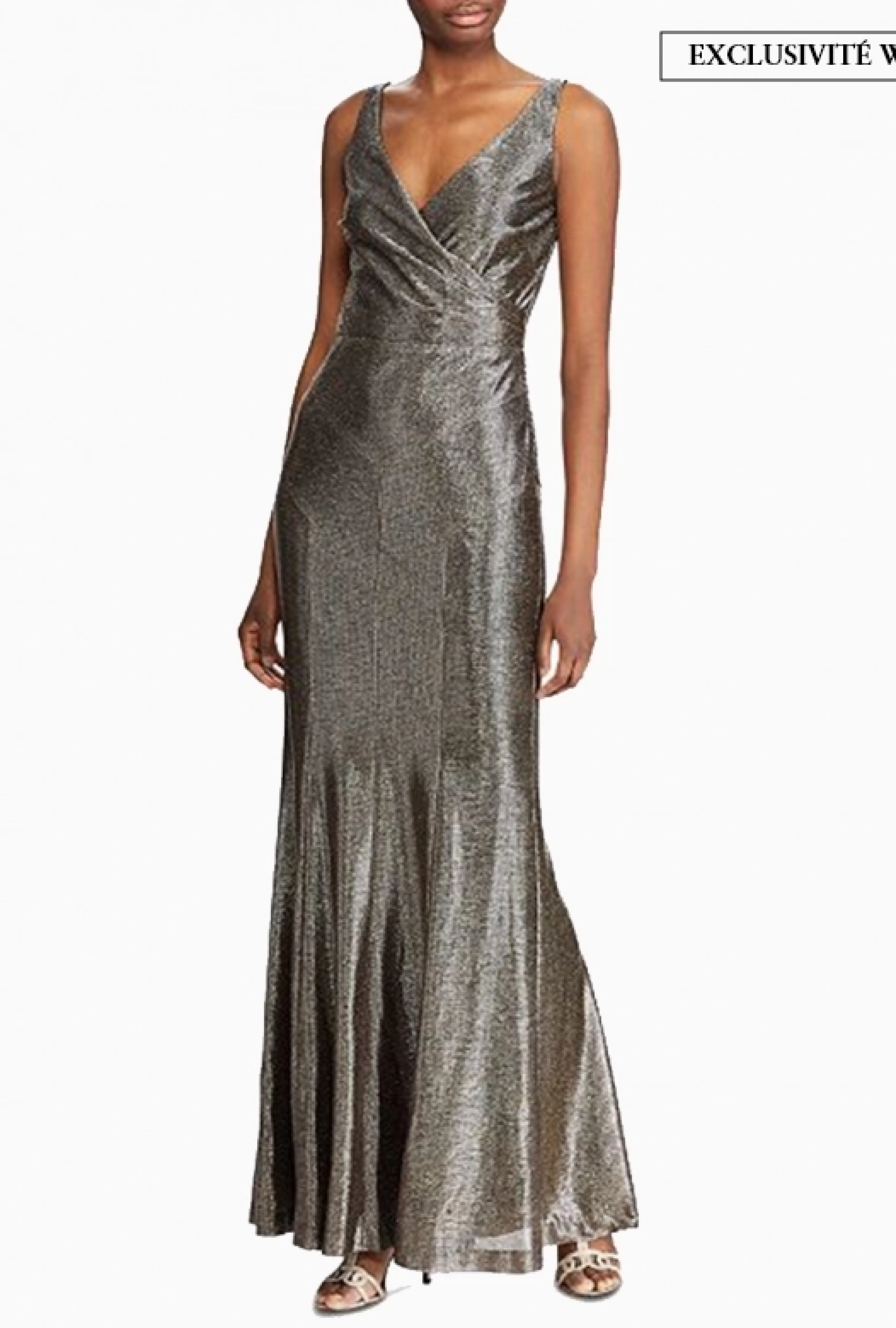 Robe Metallic Sleeveless