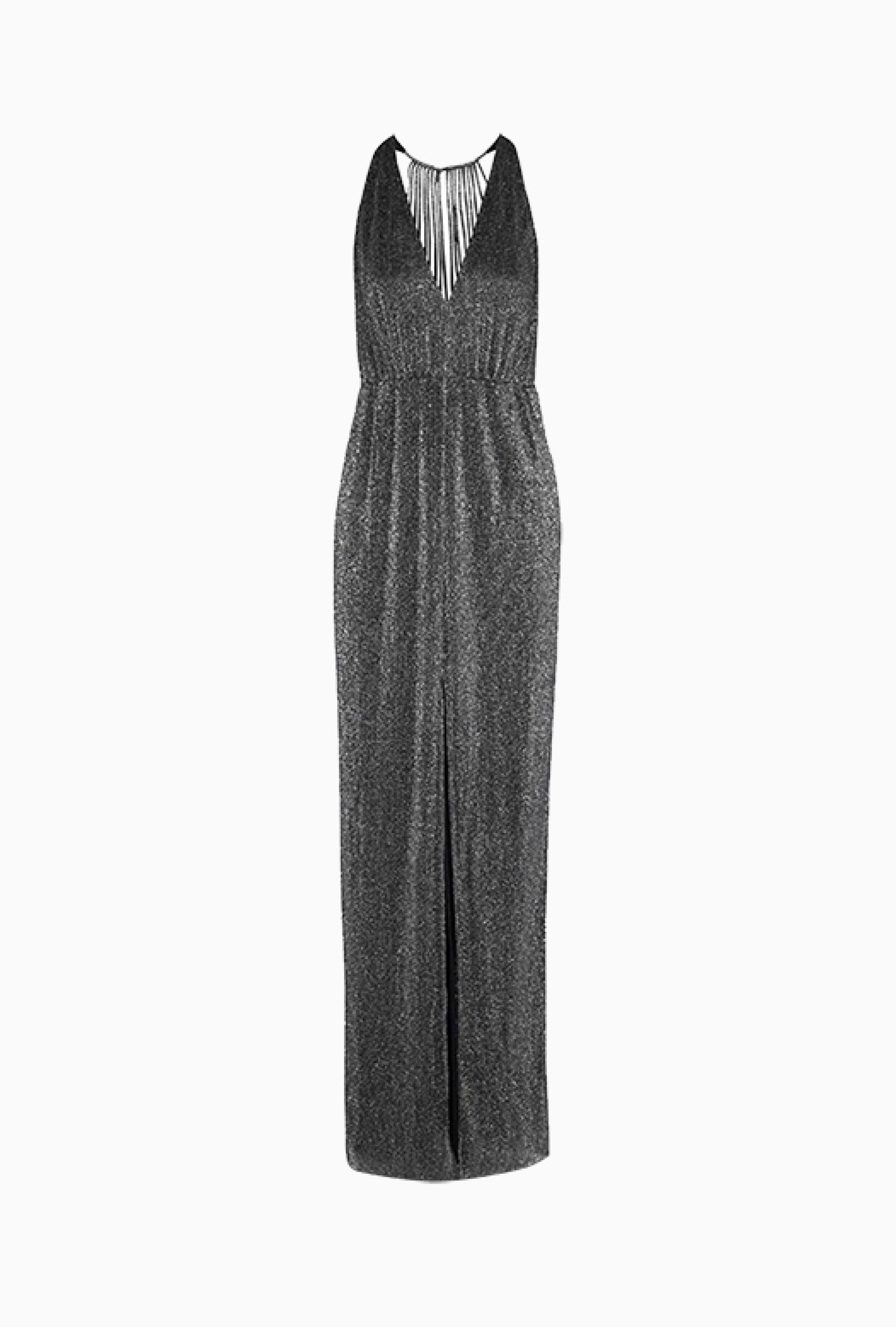 Robe Metallic Ribbed Knit-Exclusivité web