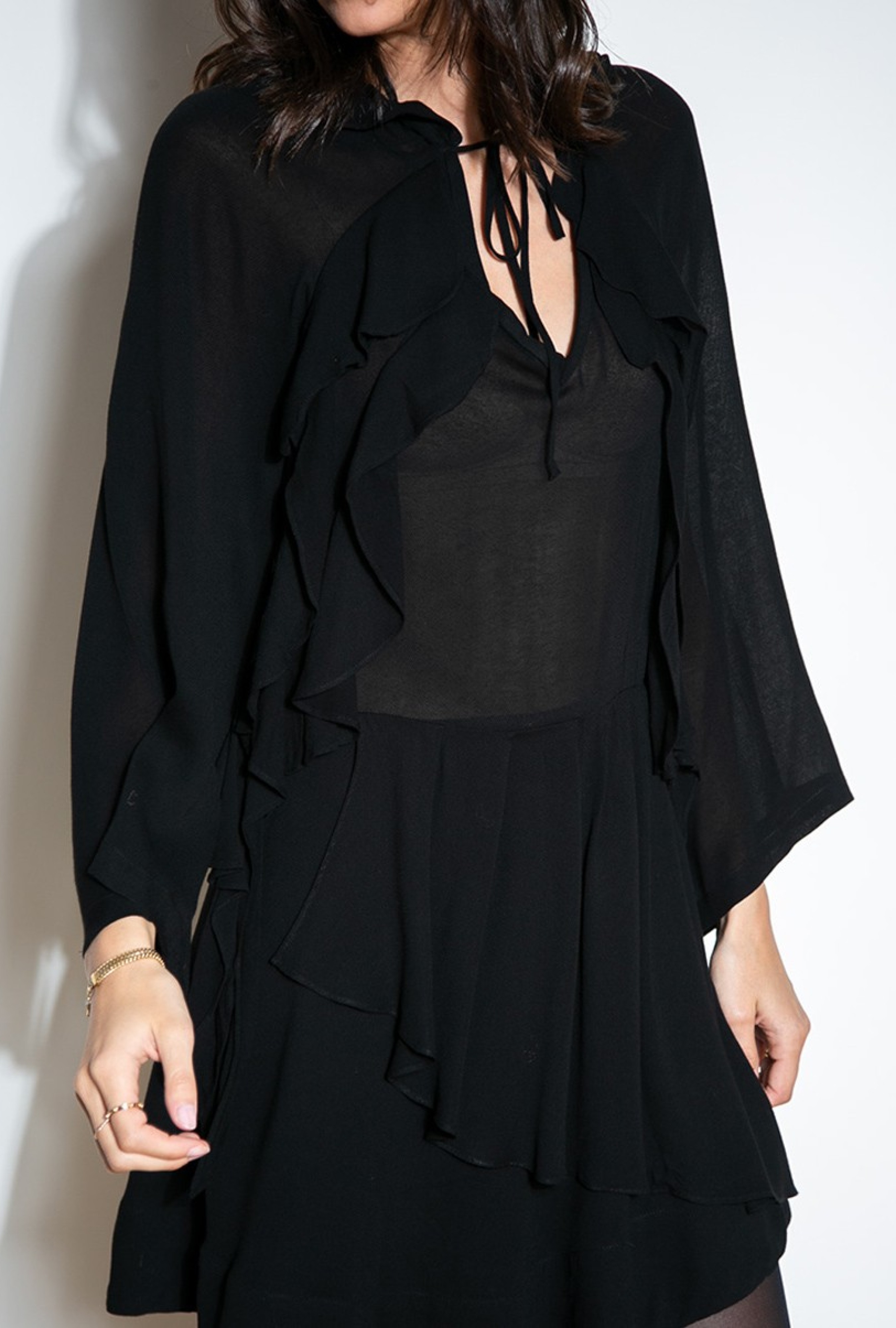 Robe Tie Noire-Exclusivité web