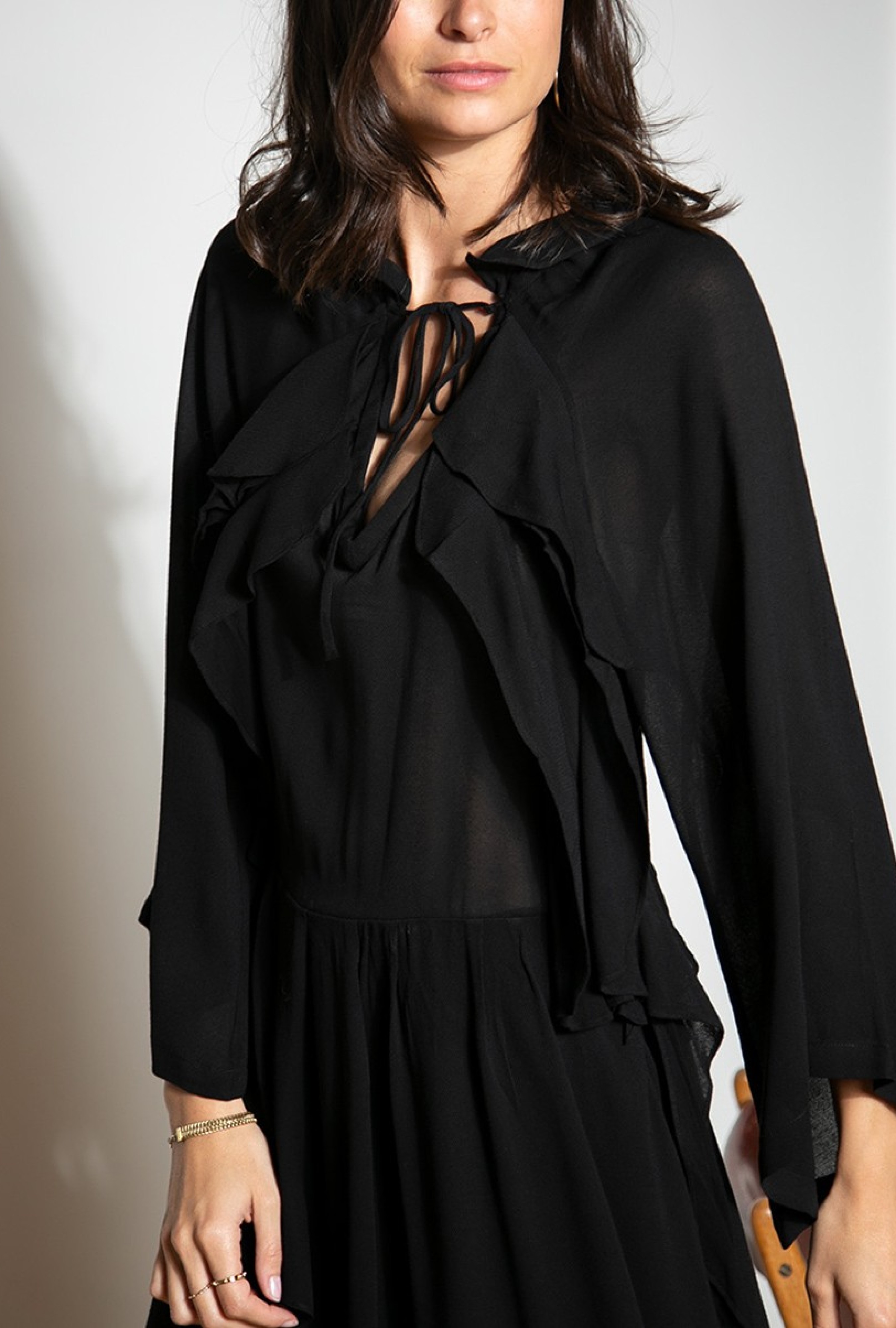 Robe Tie Noire-Exclusivité web