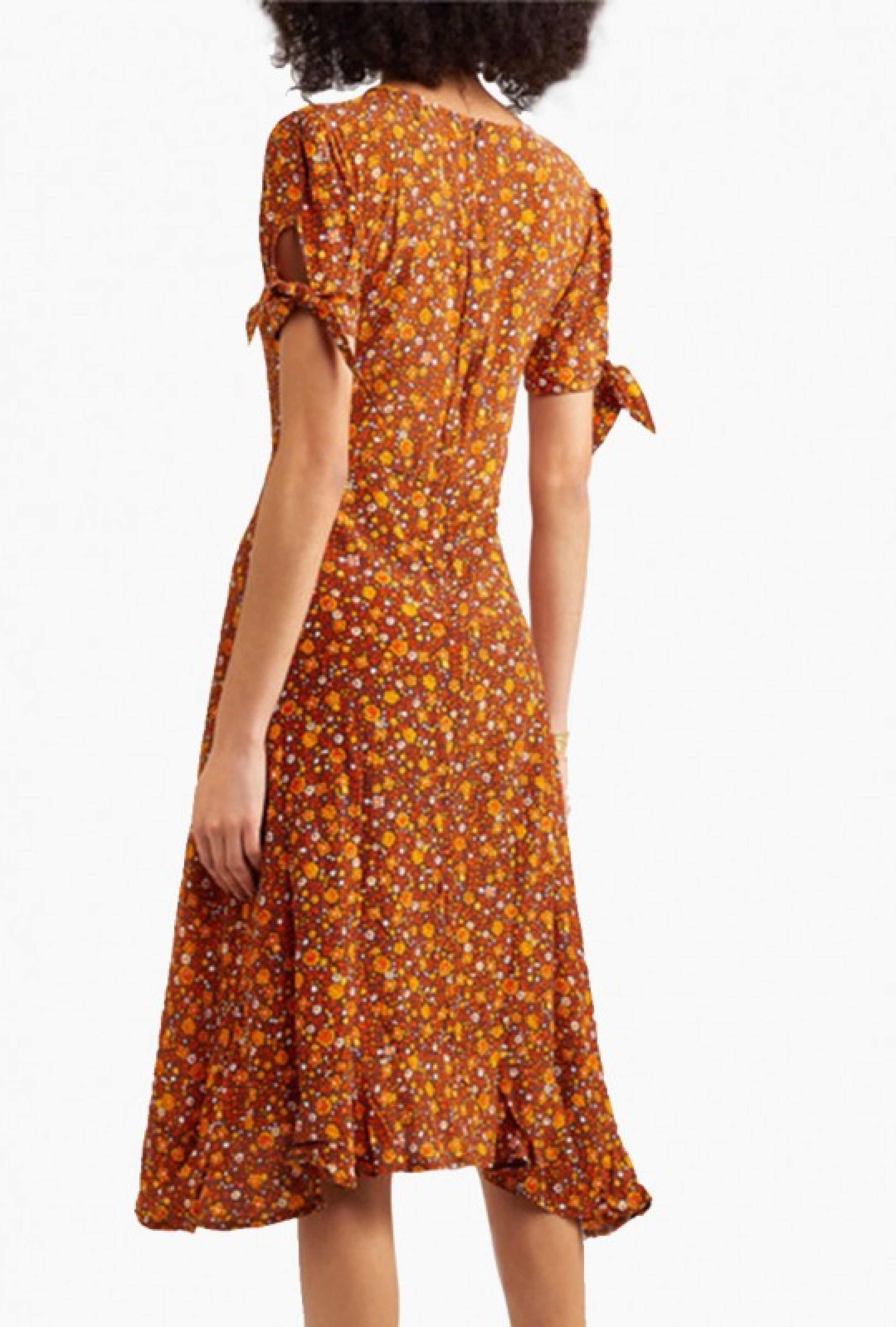 Robe Emilia marron-Exclusivité web