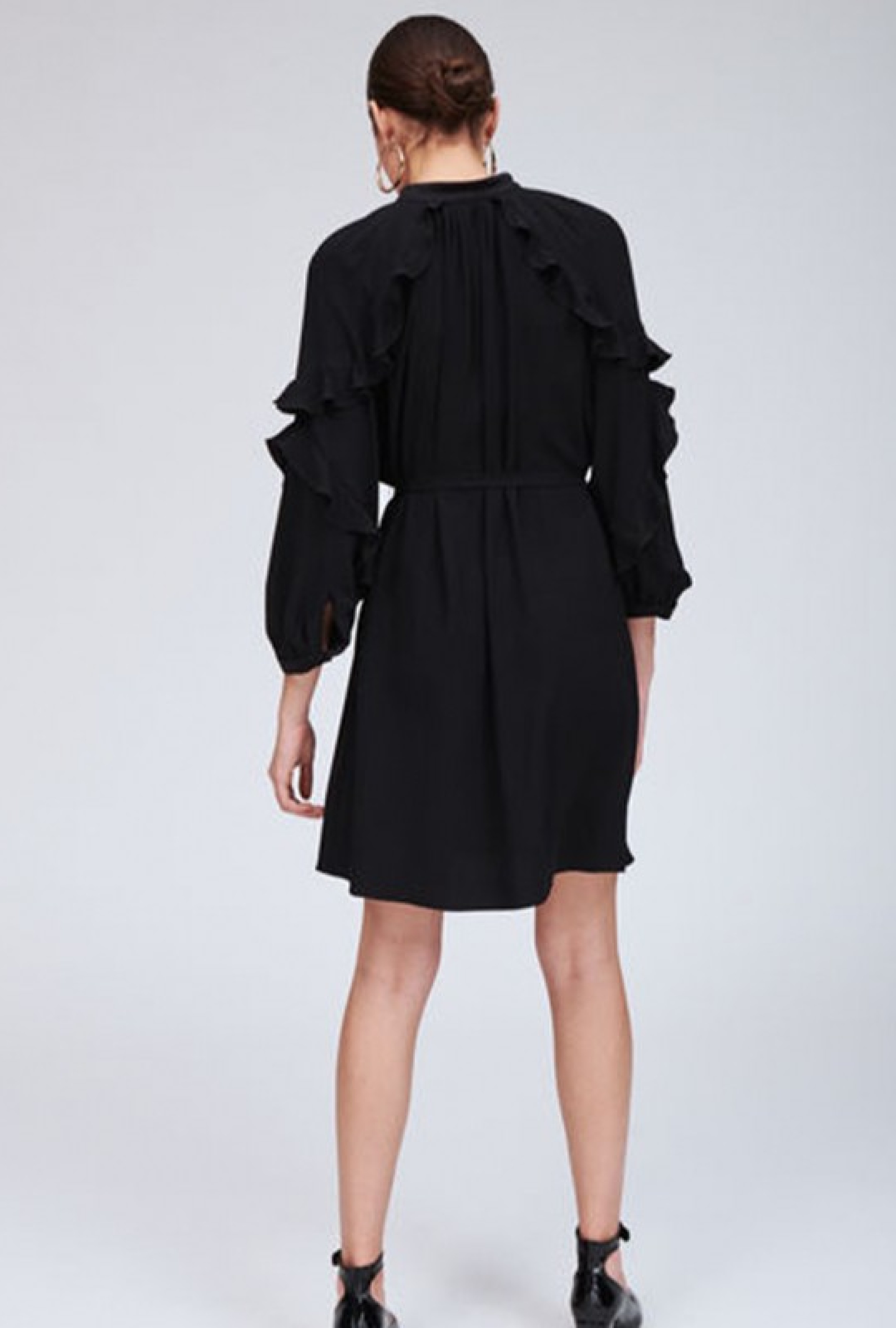 Robe en Crêpe Noire