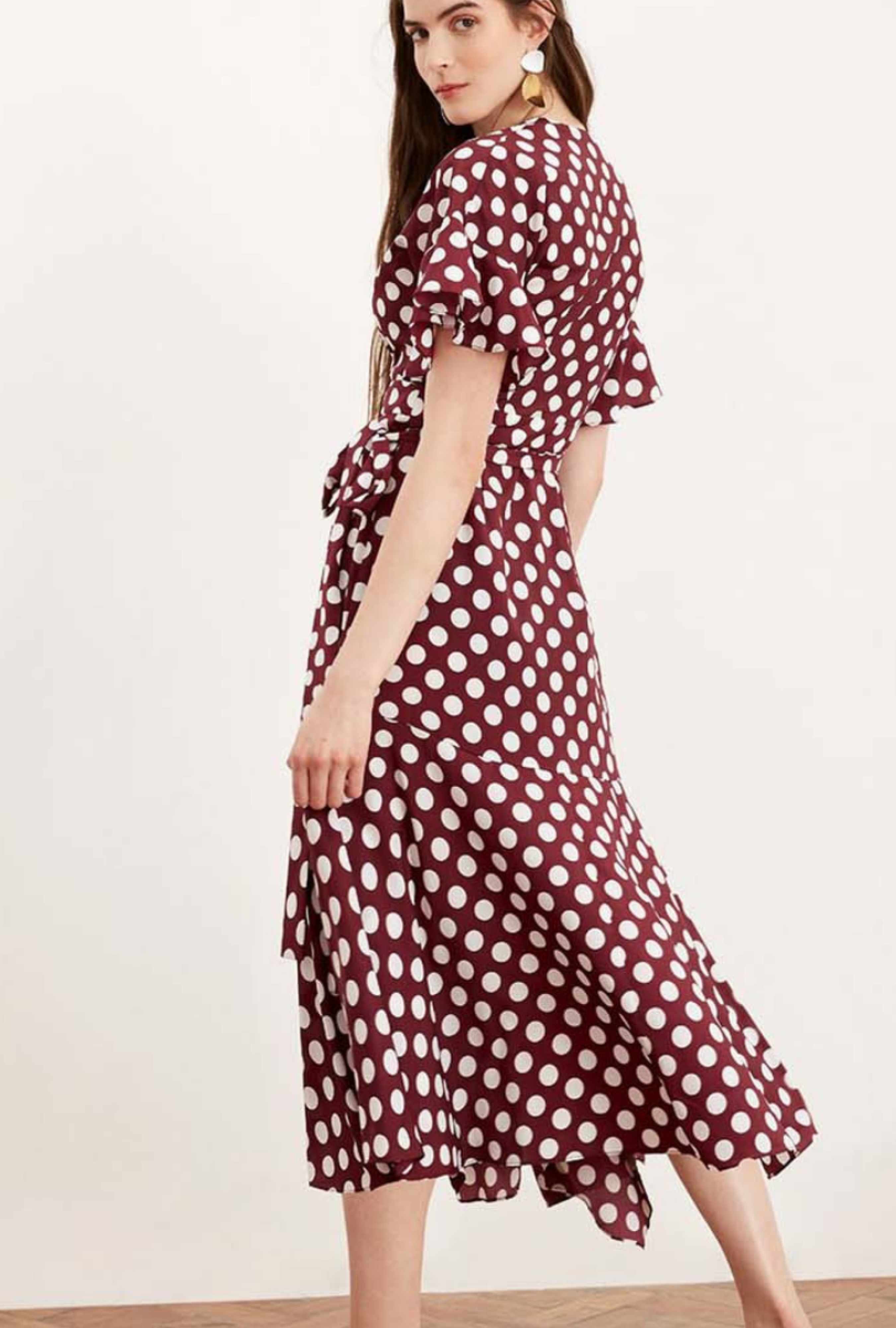 Robe Eliana Polka Dot-Exclusivité web
