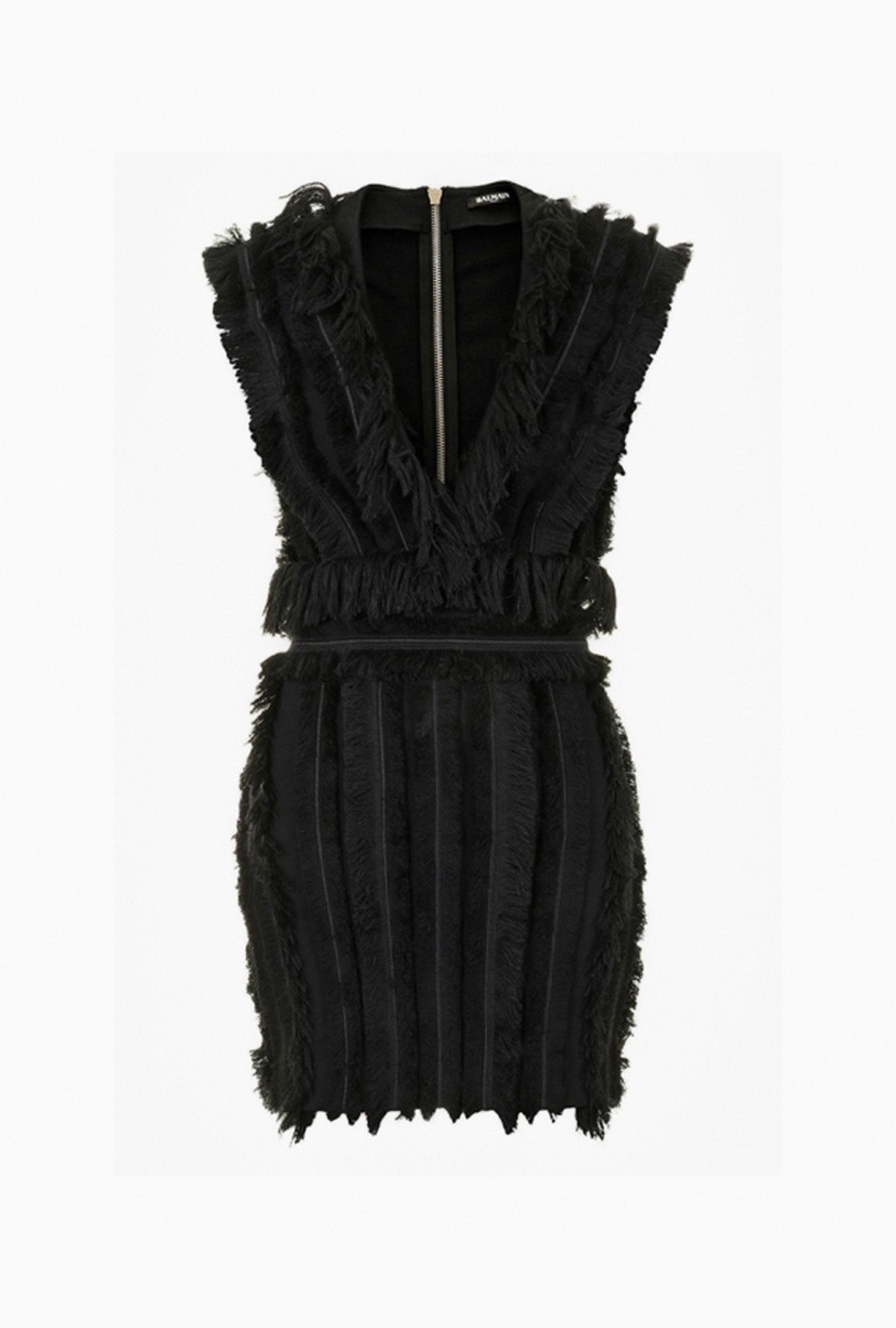 Robe Black Fringe