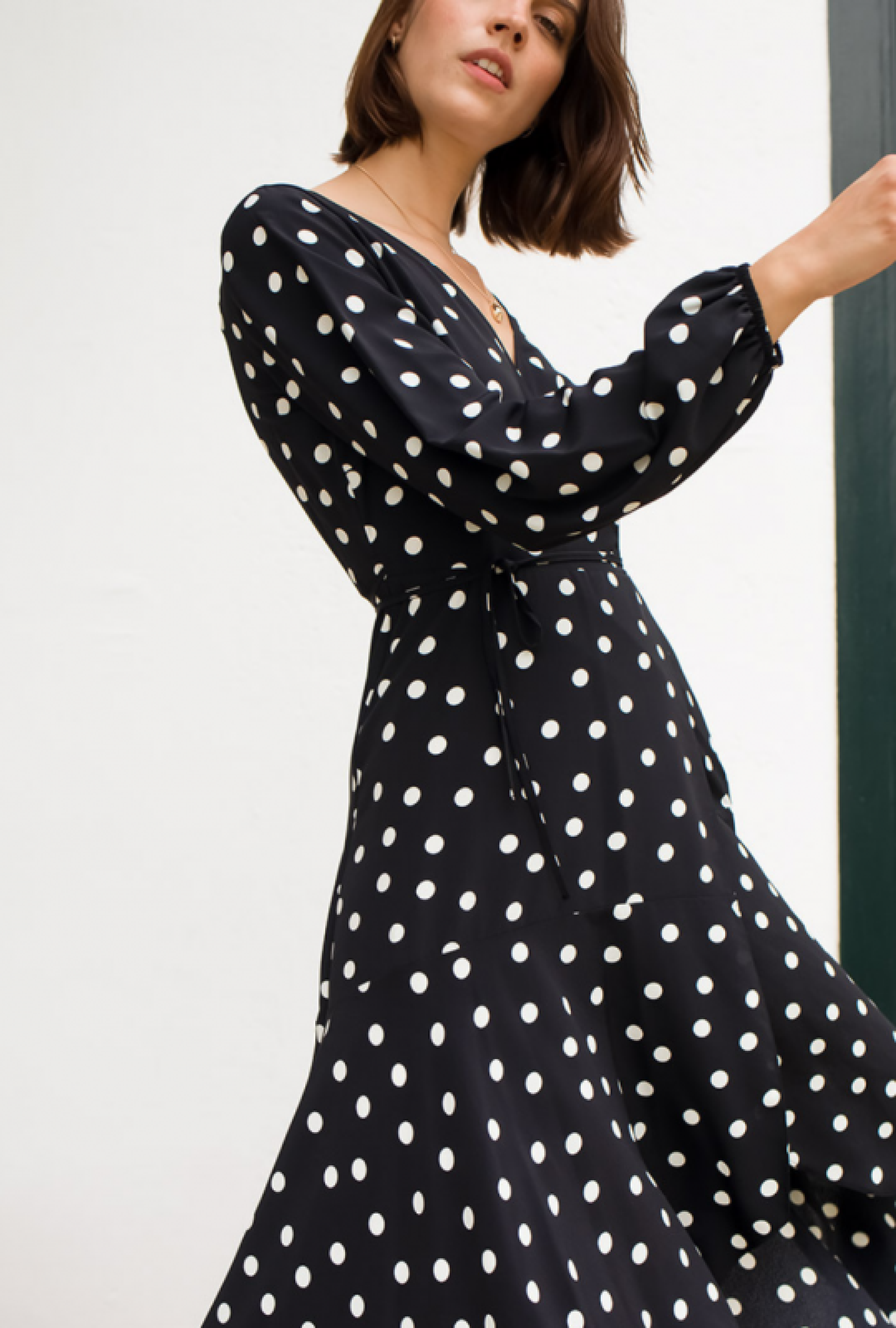 Robe Polka Dot Wrap
