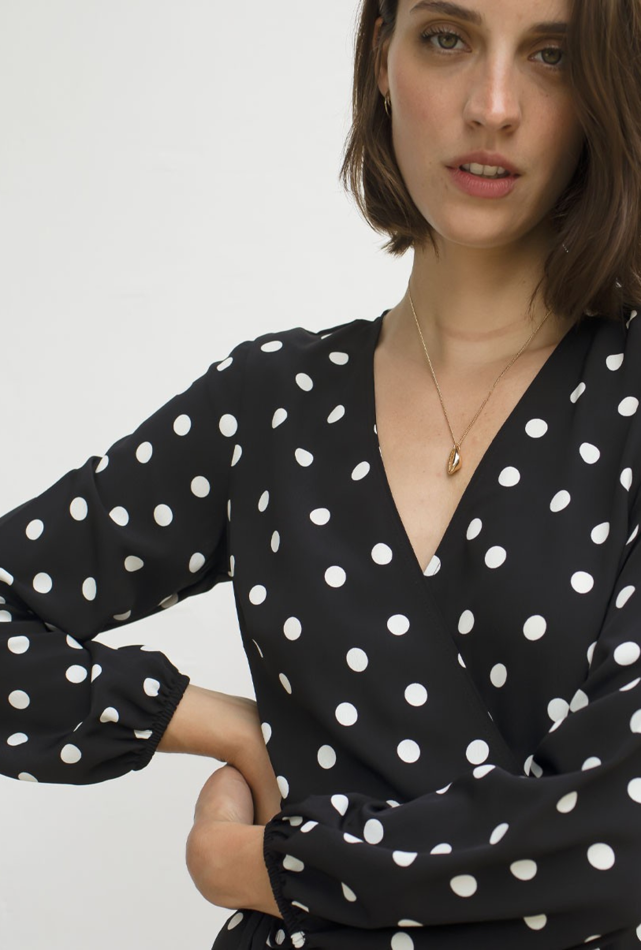 Robe Polka Dot Wrap