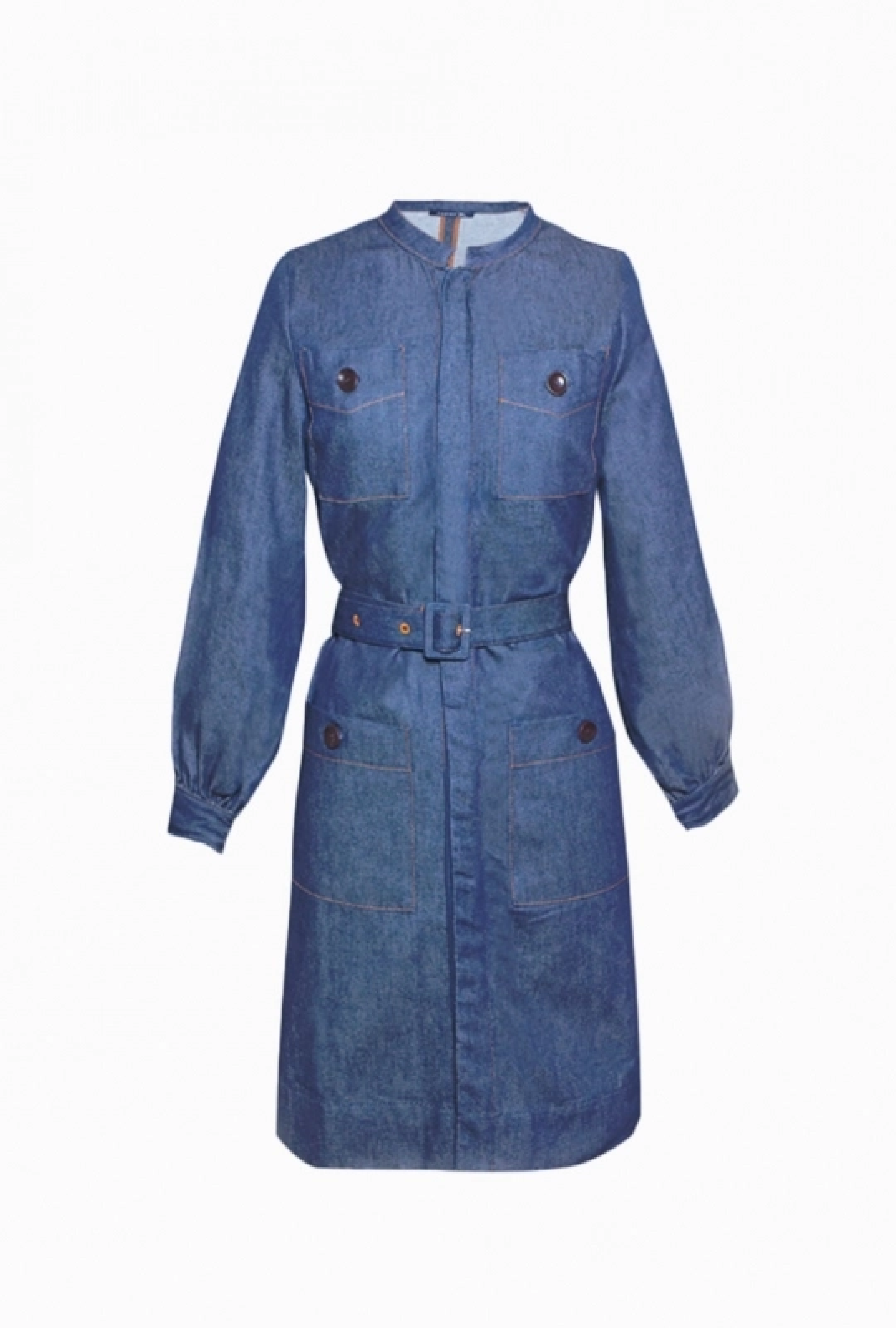 Robe Focus Bleue Foncé