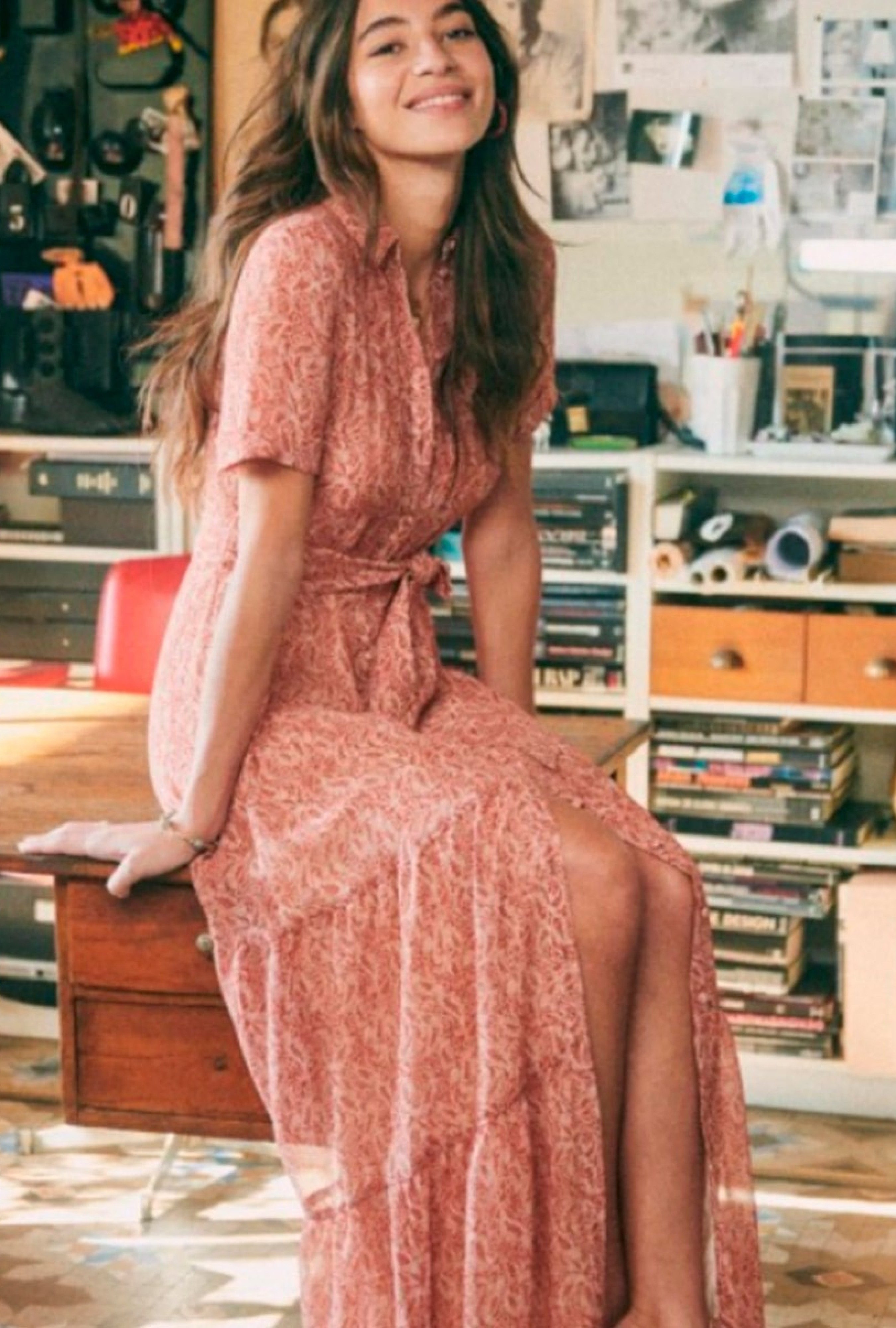 Robe Dauphine Rose- Exclusivité web