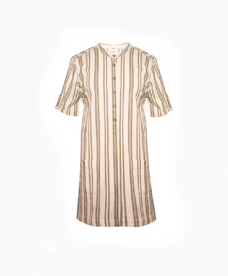 Robe Zoé Kaki-Exclusivité web