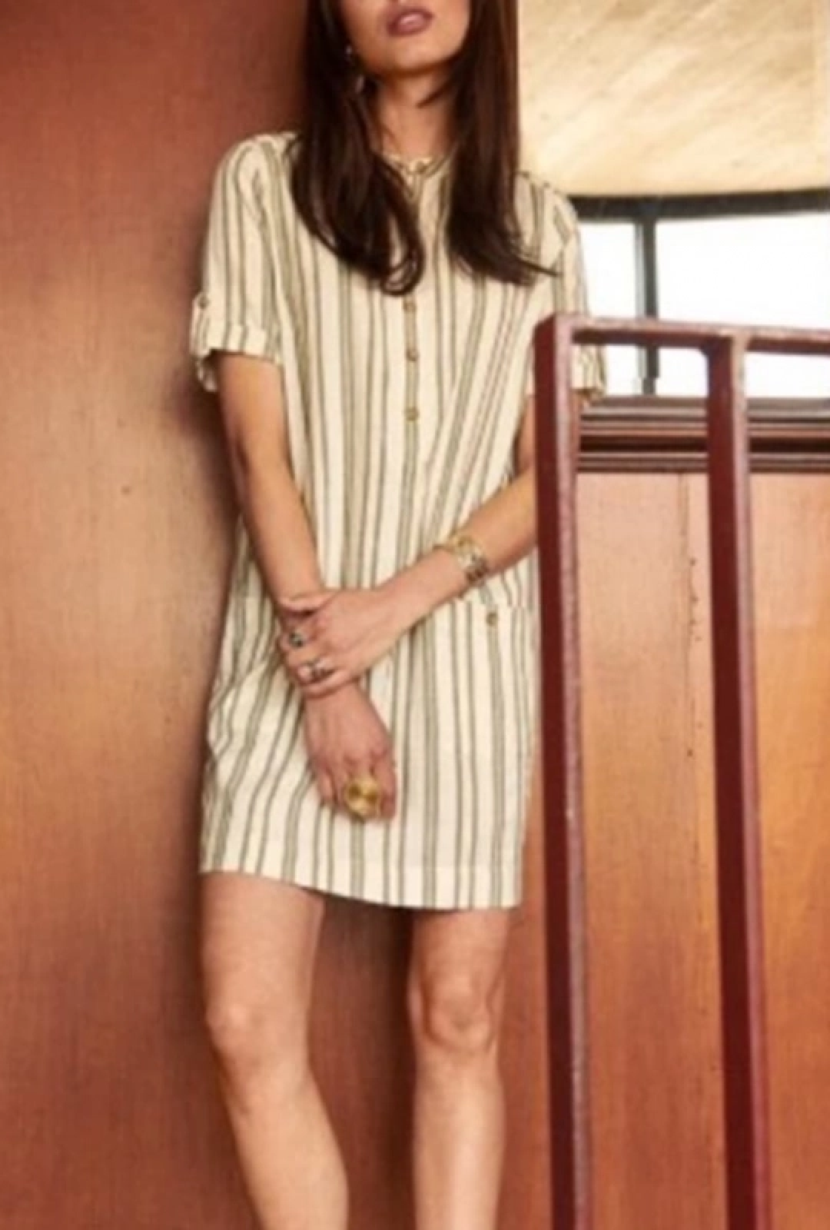 Robe Zoé Kaki-Exclusivité web