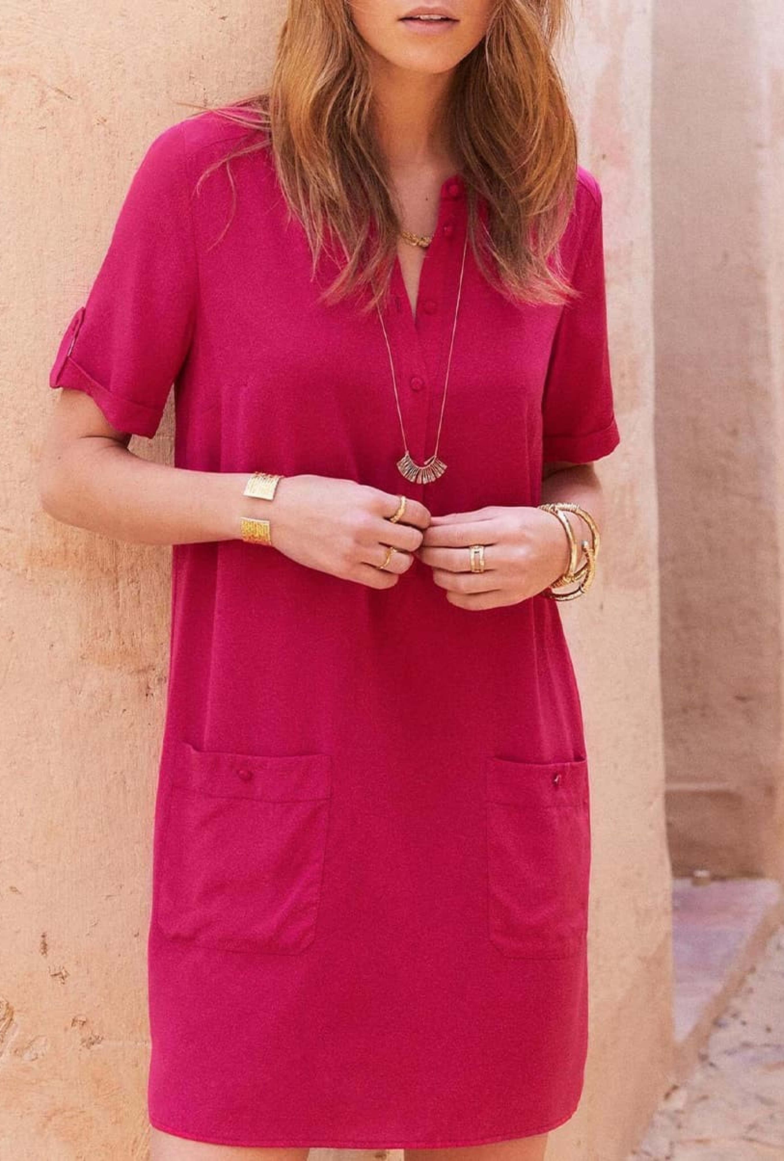 Robe Zoé Fuchsia-Exclusivité web