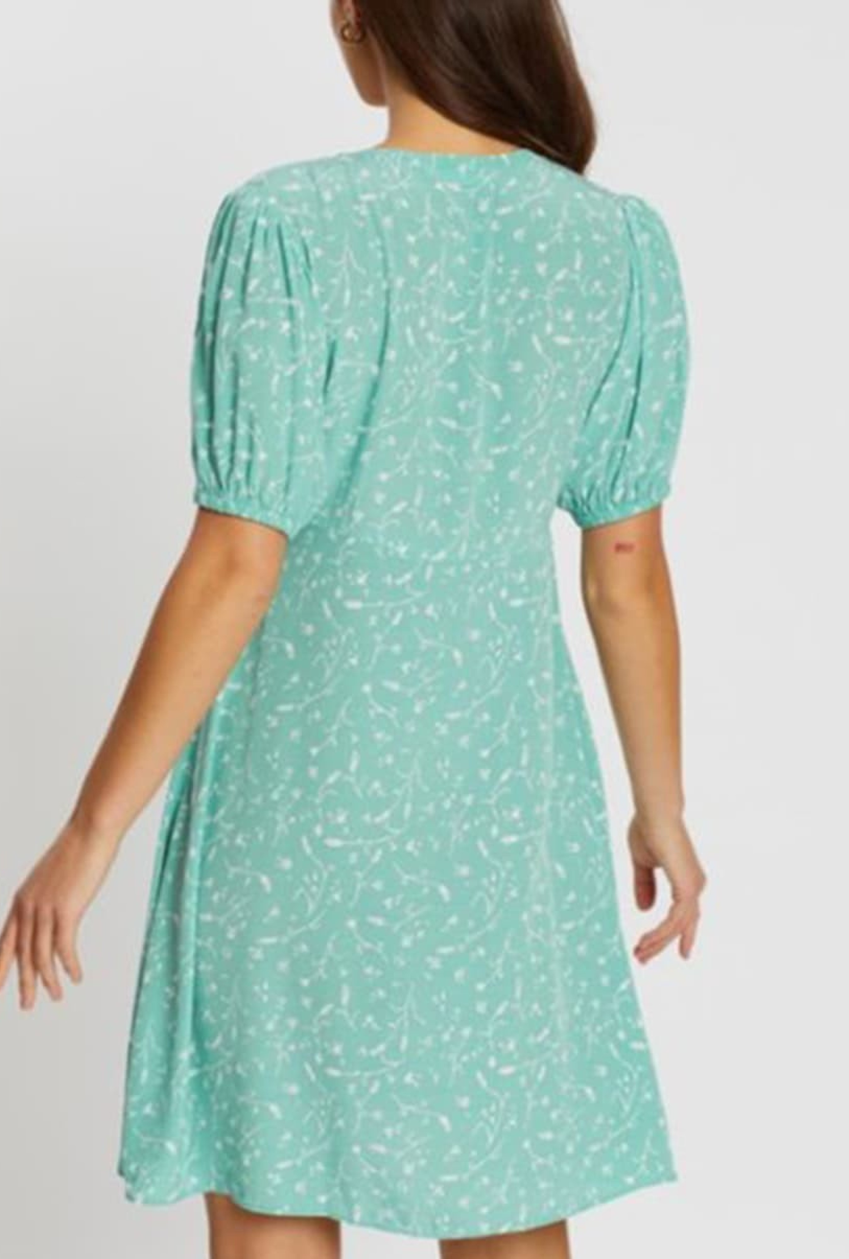 Robe Petunias Verte-Exclusivité web