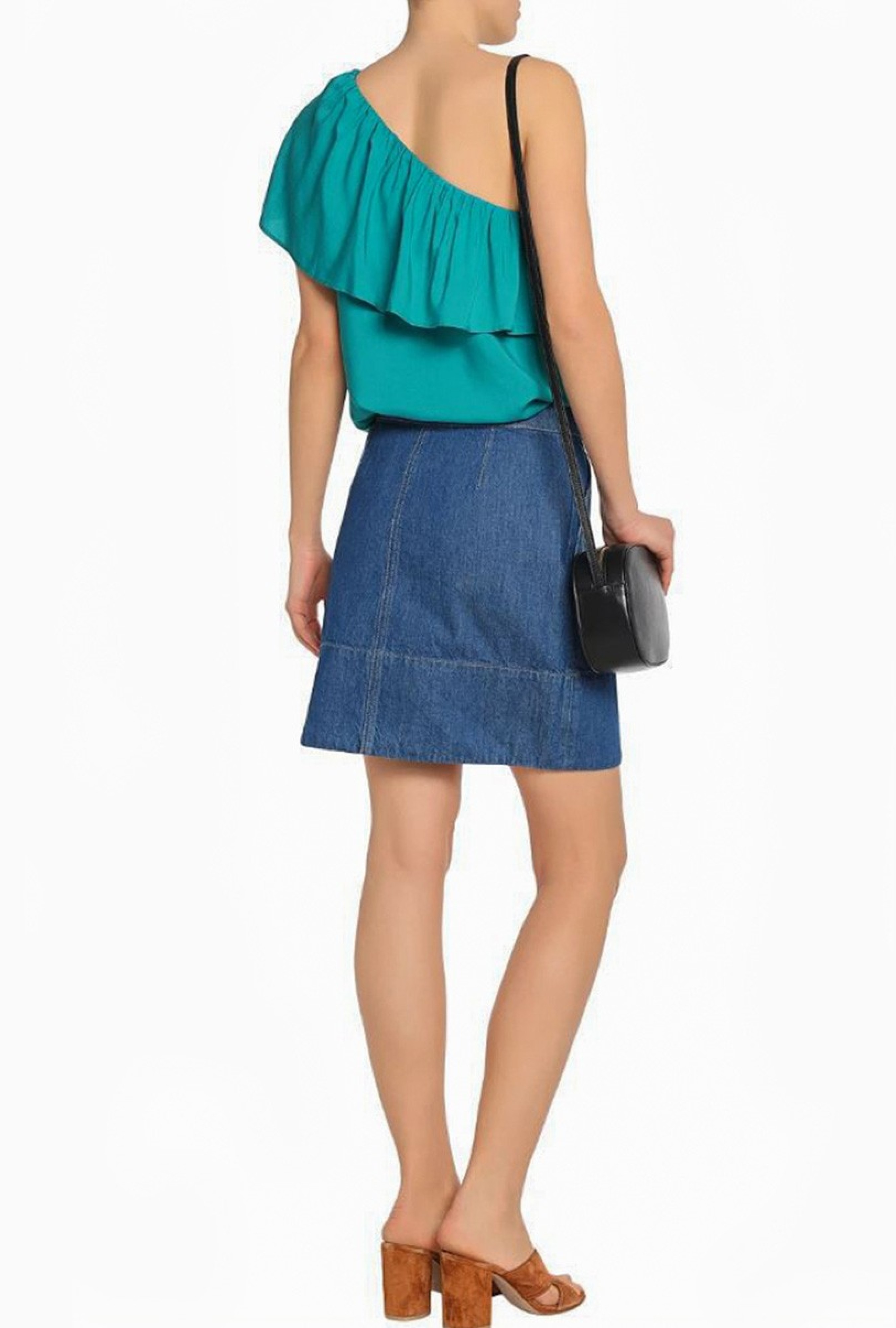 Top Asymétrique Vert