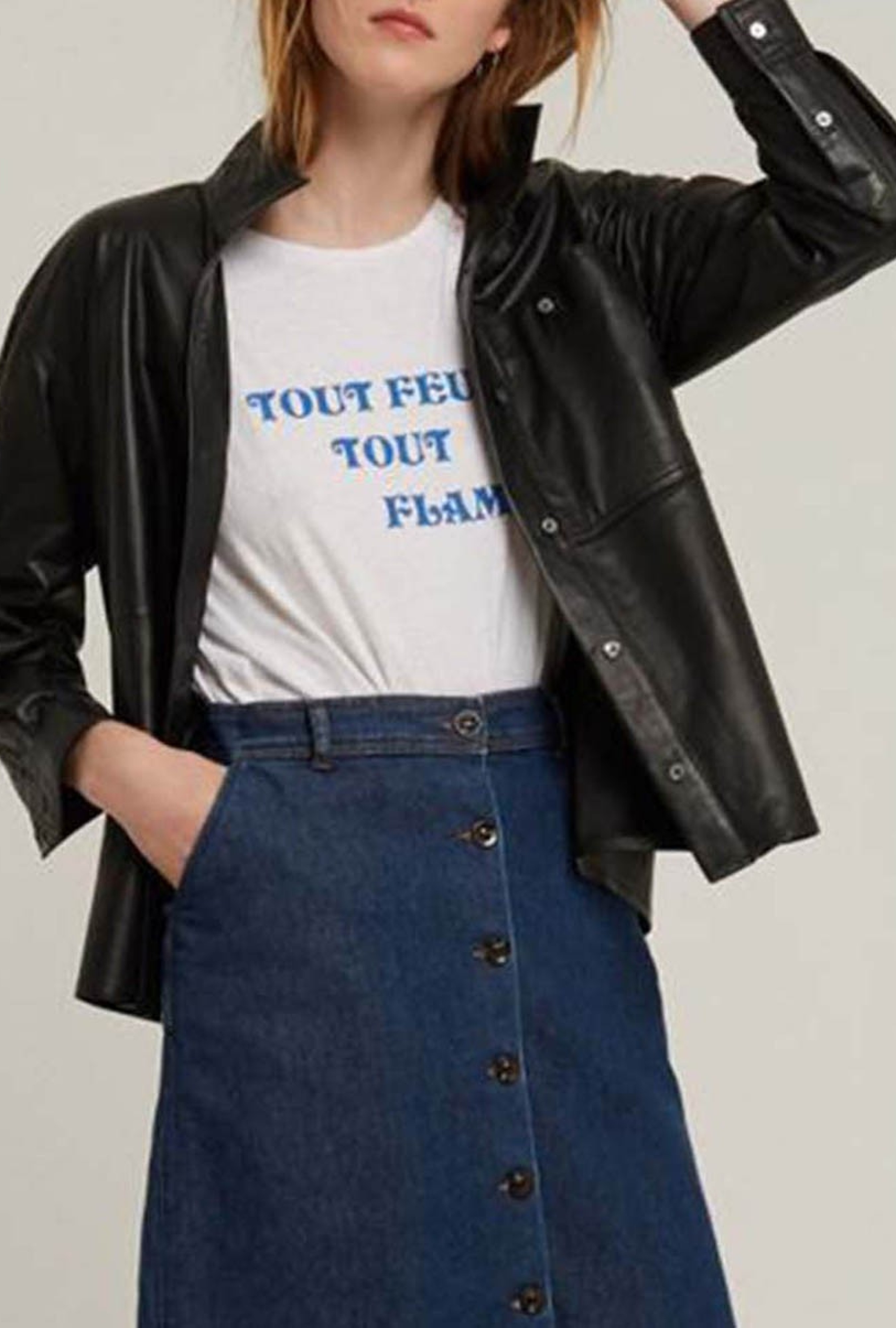 Chemise Ferrari Cuir