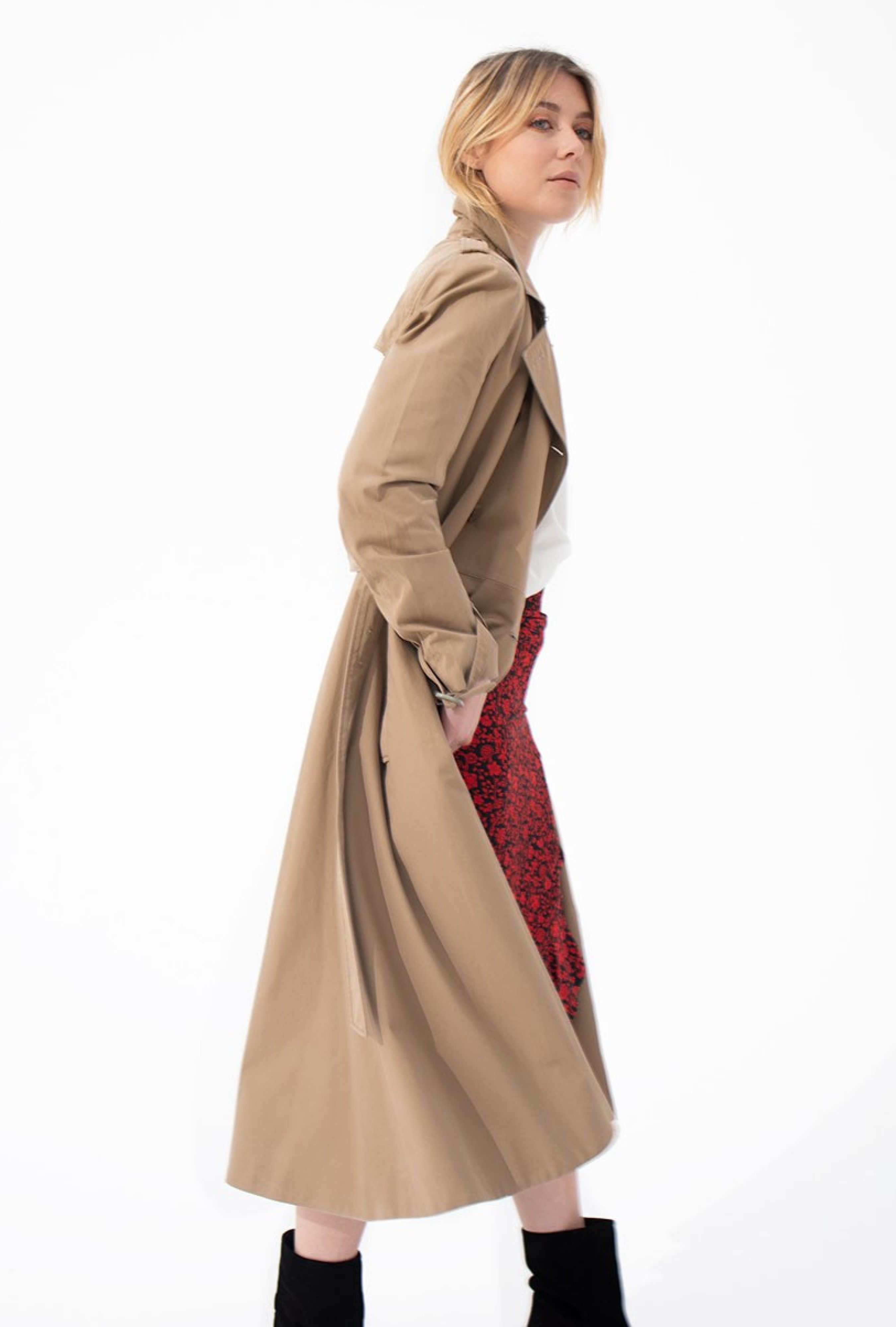 Manteau Trench Taupe