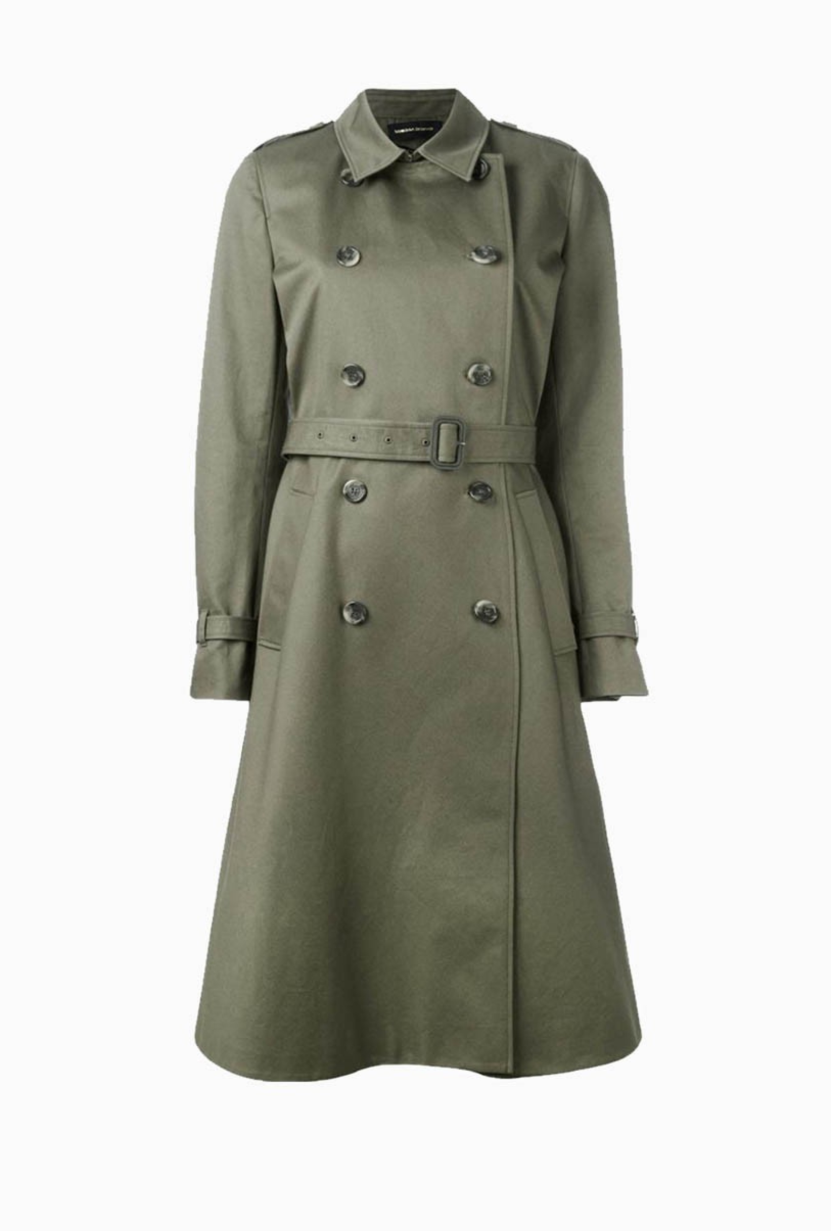 Manteau Trench Kaki