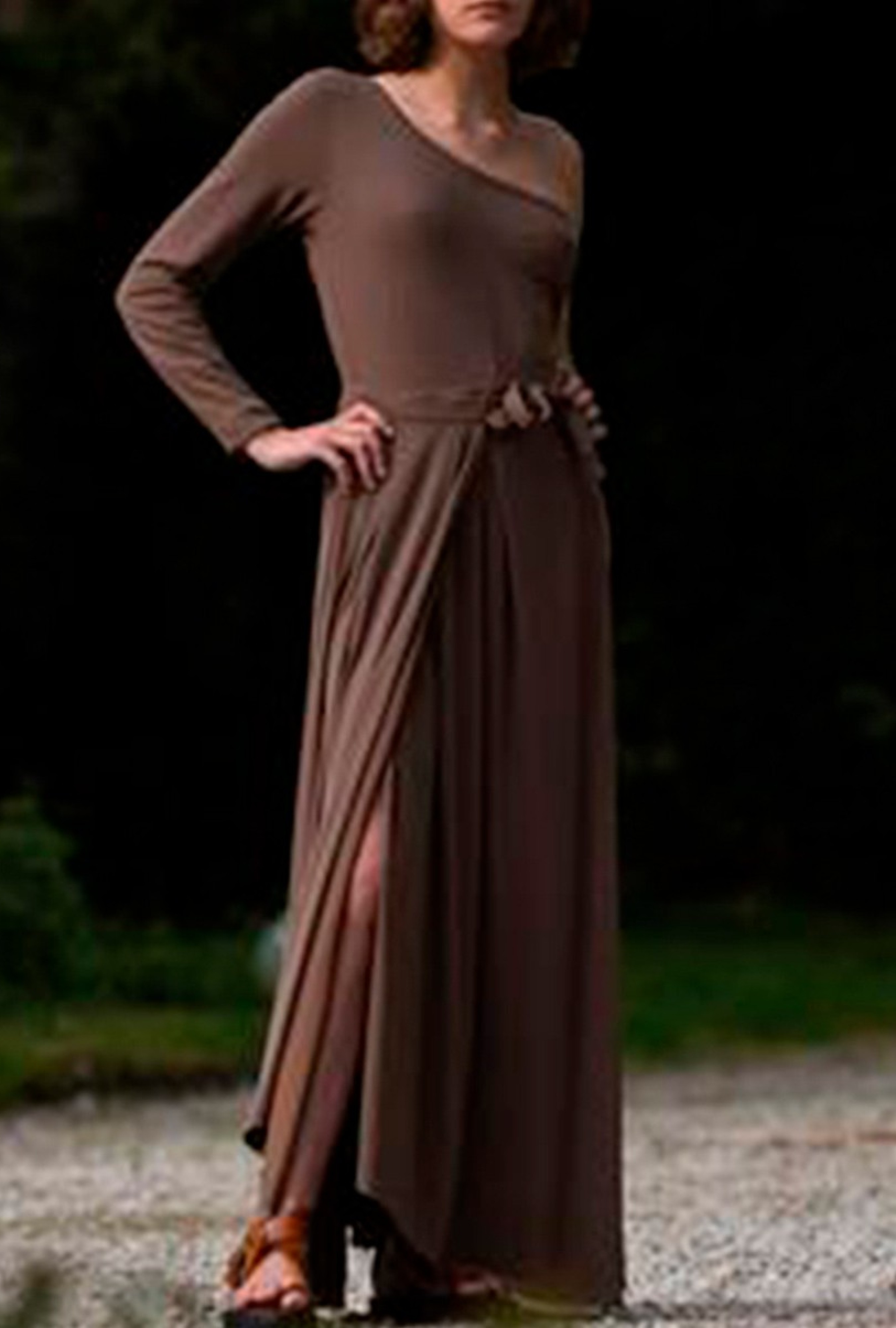 Jupe Smith Marron Glace