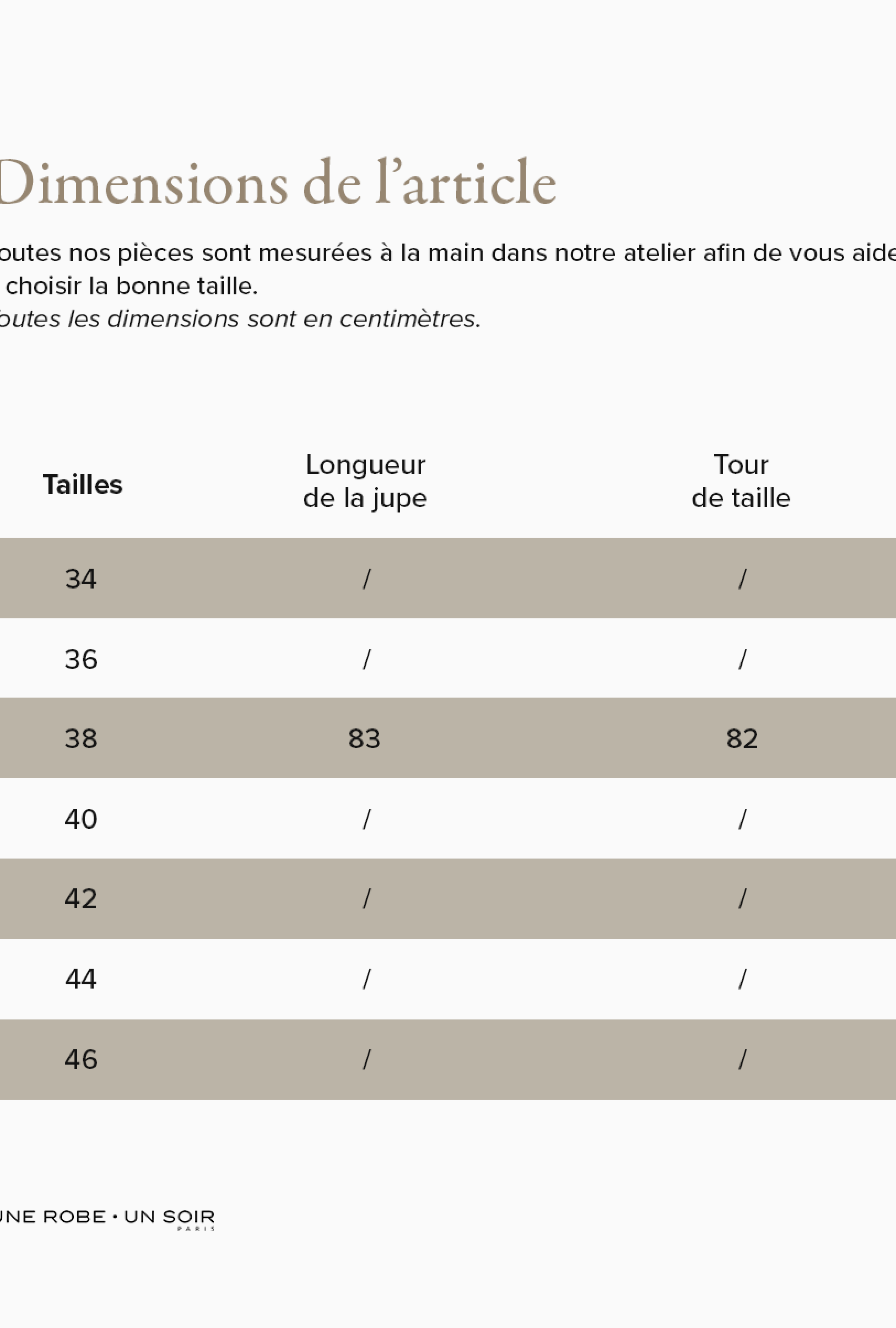 Jupe Smith Golden Brown