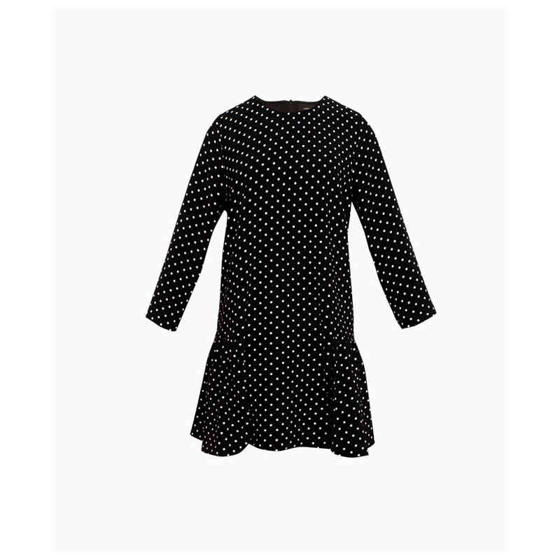 Robe Laurence Bras Polka Dot Volants