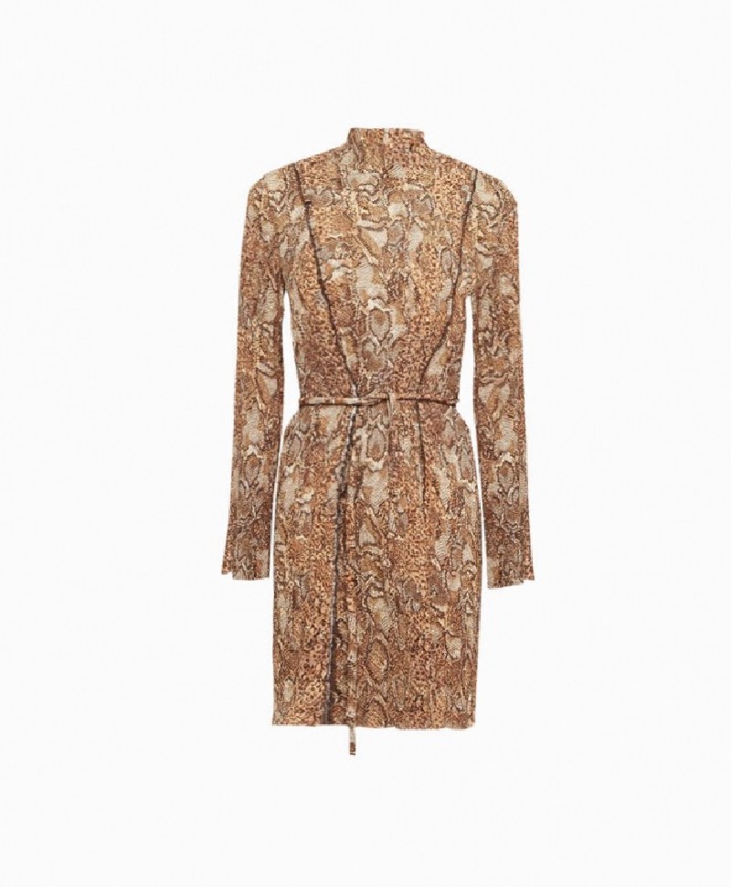 Robe Nanushka Yai Python-Exclusivité web