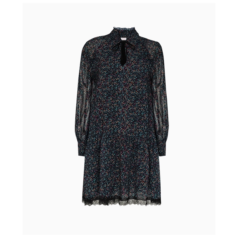 Robe See By Chloe Lace-Trimmed Floral Print-Exclusivité web