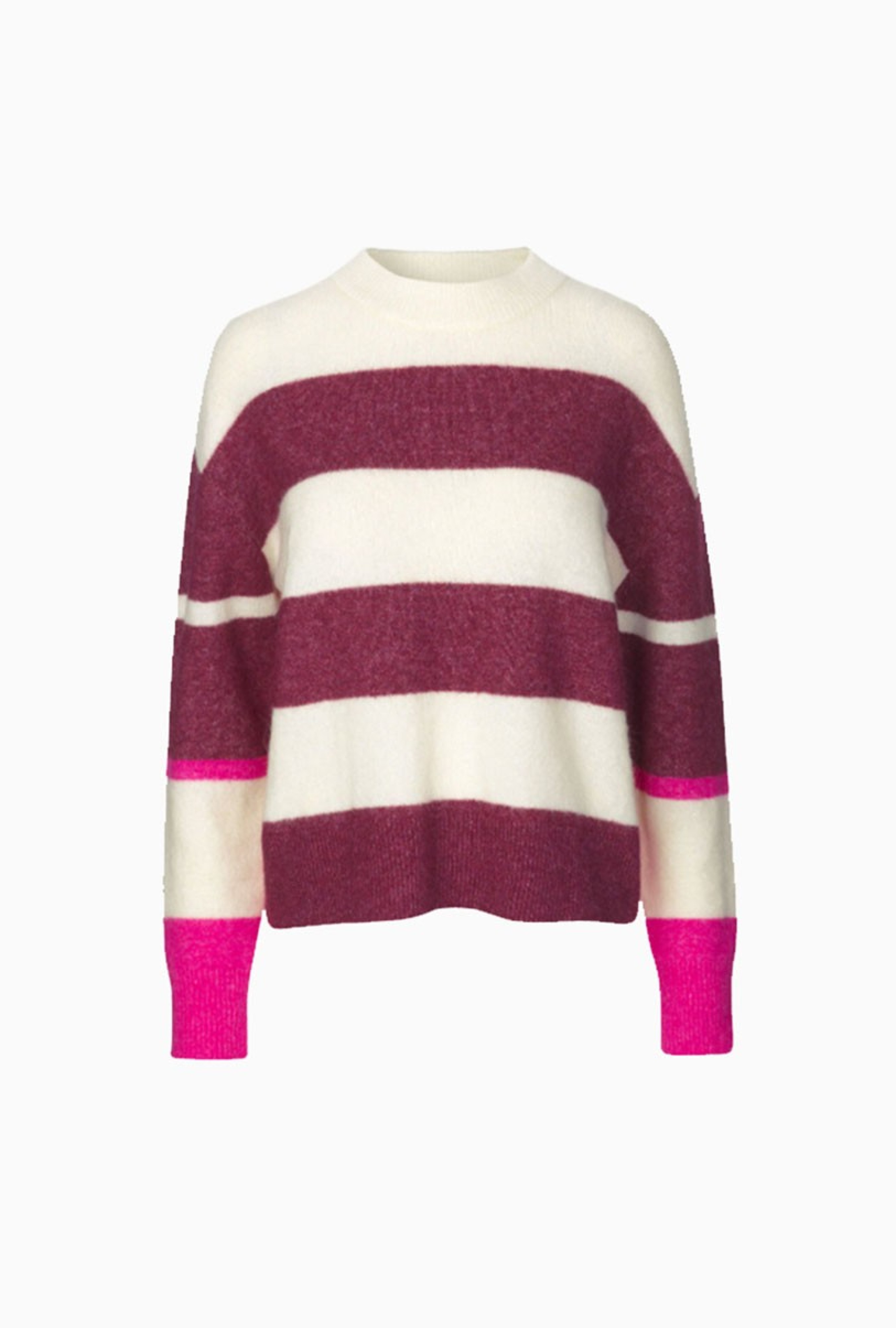 Pull Anour crew neck Rhododendron