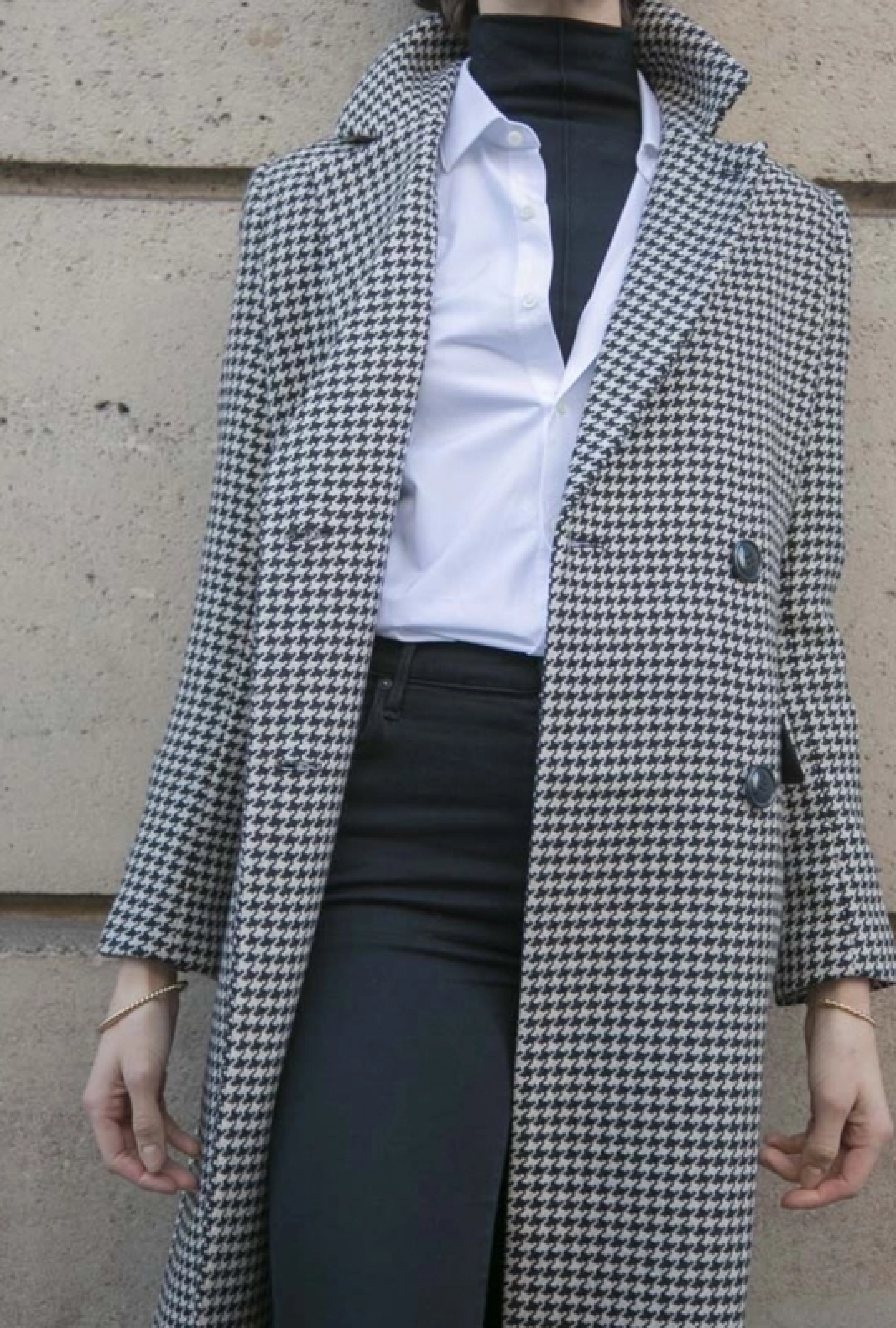 manteau pied de poule