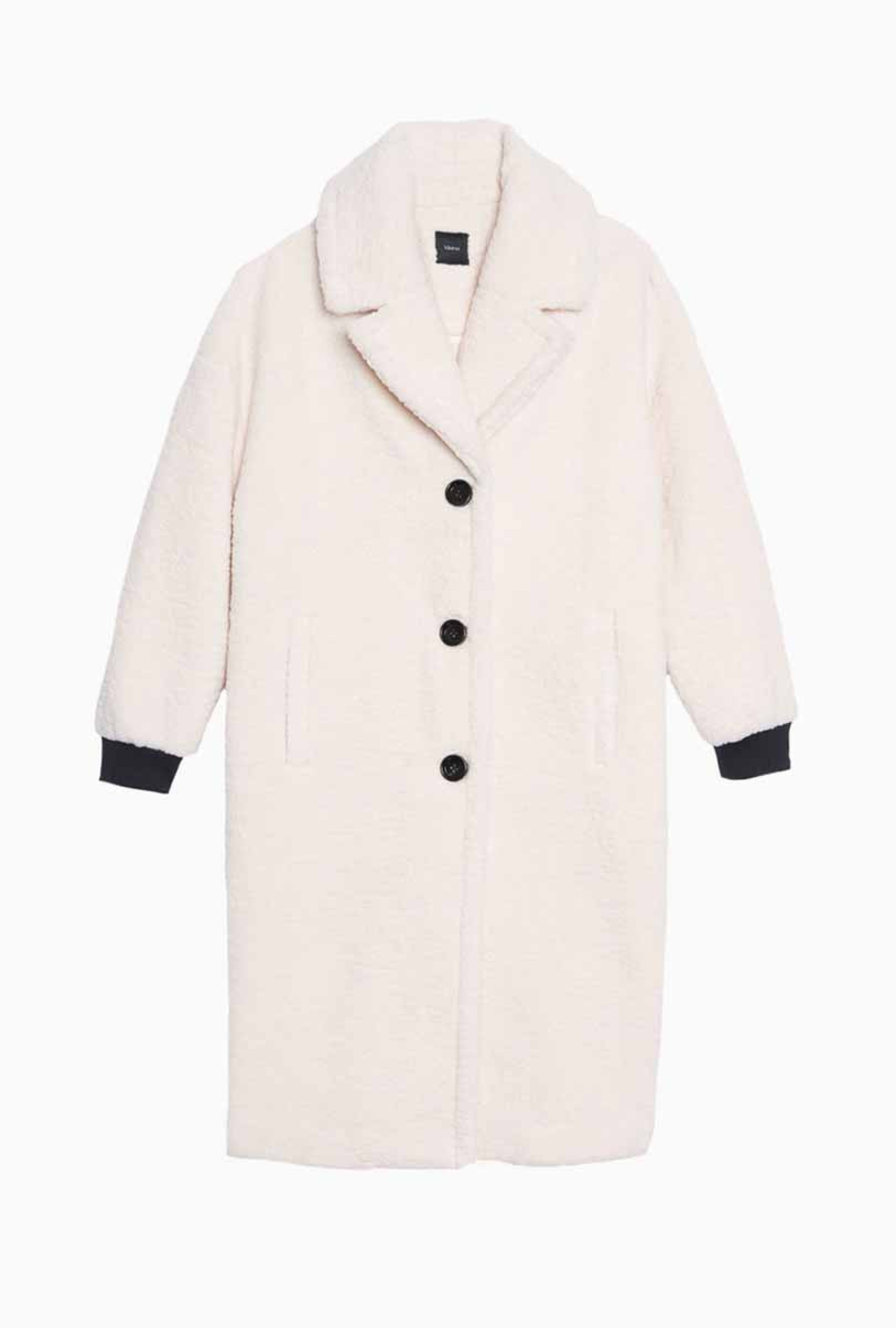 Manteau Haricot Ecru