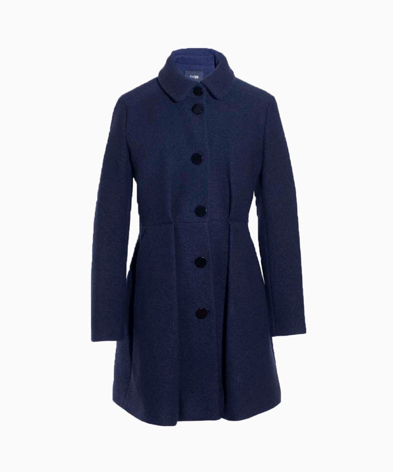 Manteau Maje Wool Marine