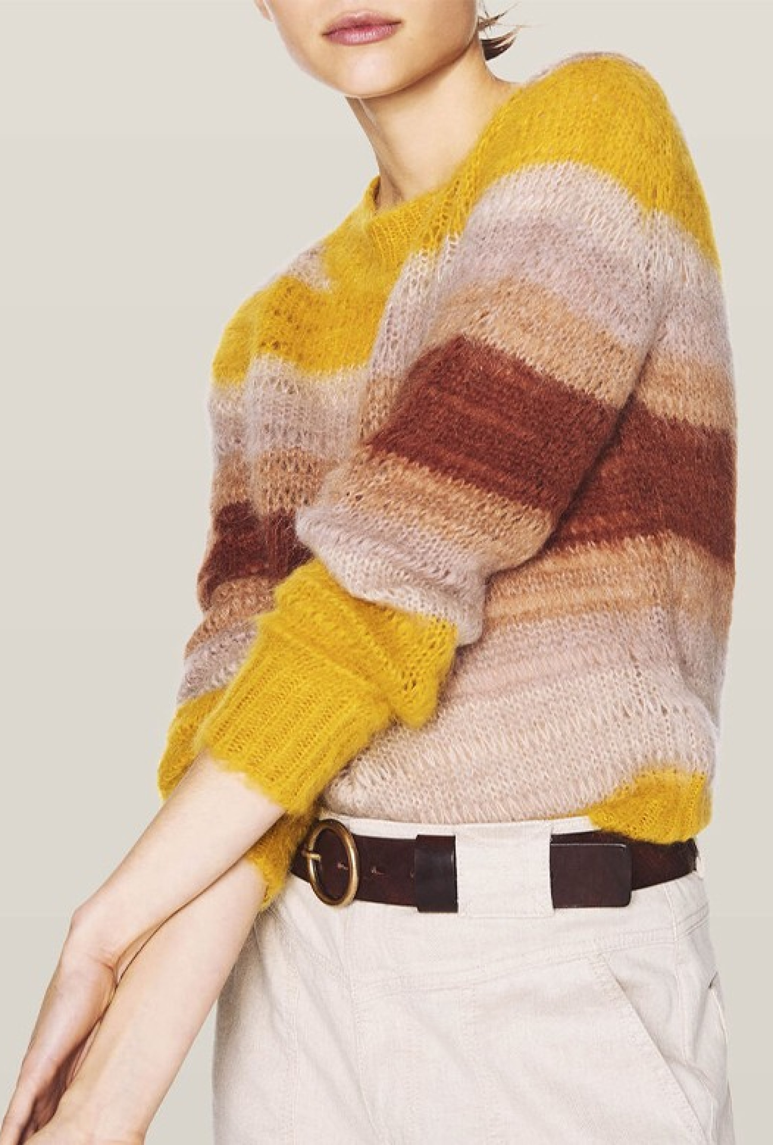 Pull Boo Pachat Jaune Orange