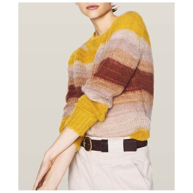 Pull Boo Pachat Jaune Orange