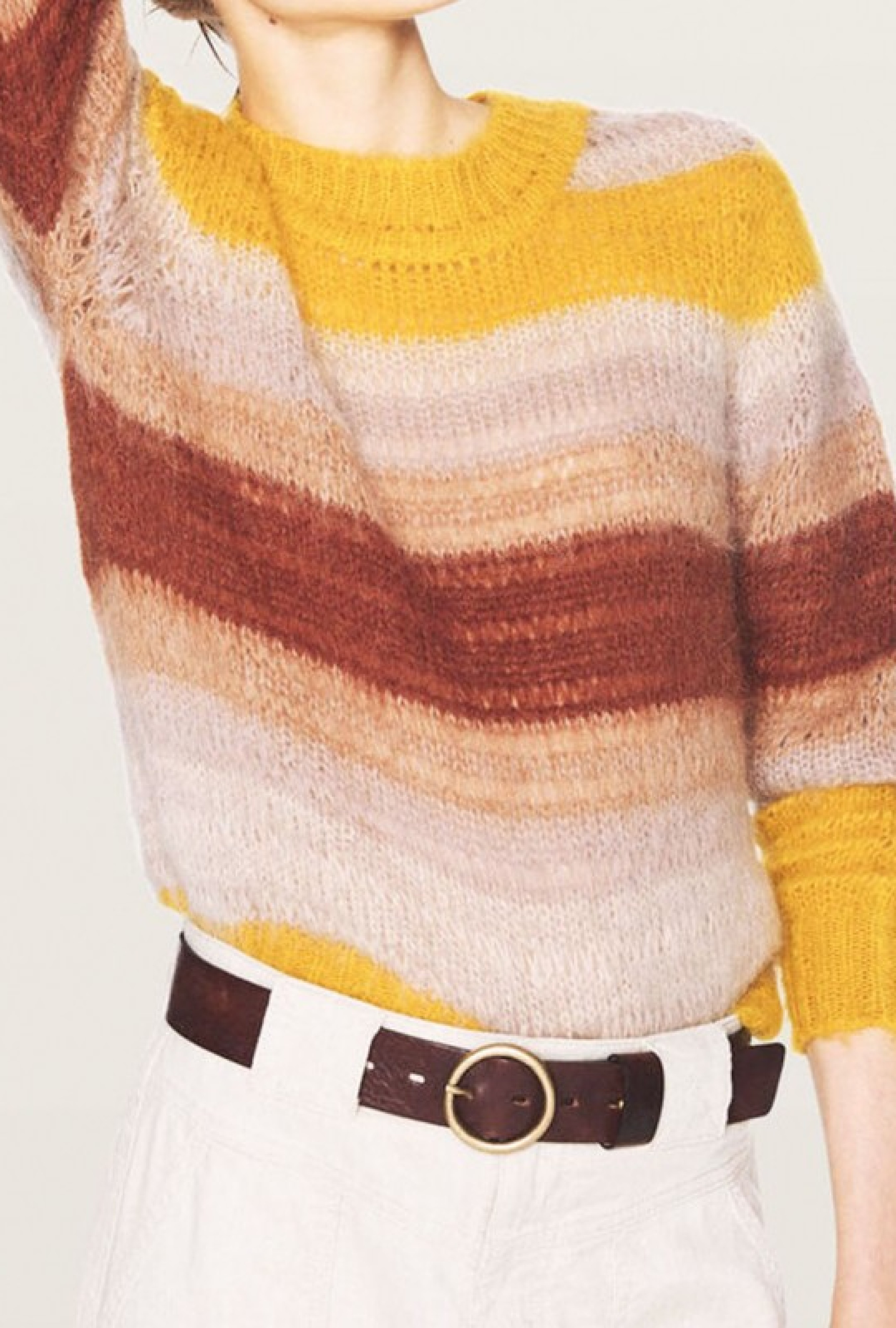 Pull Boo Pachat Jaune Orange