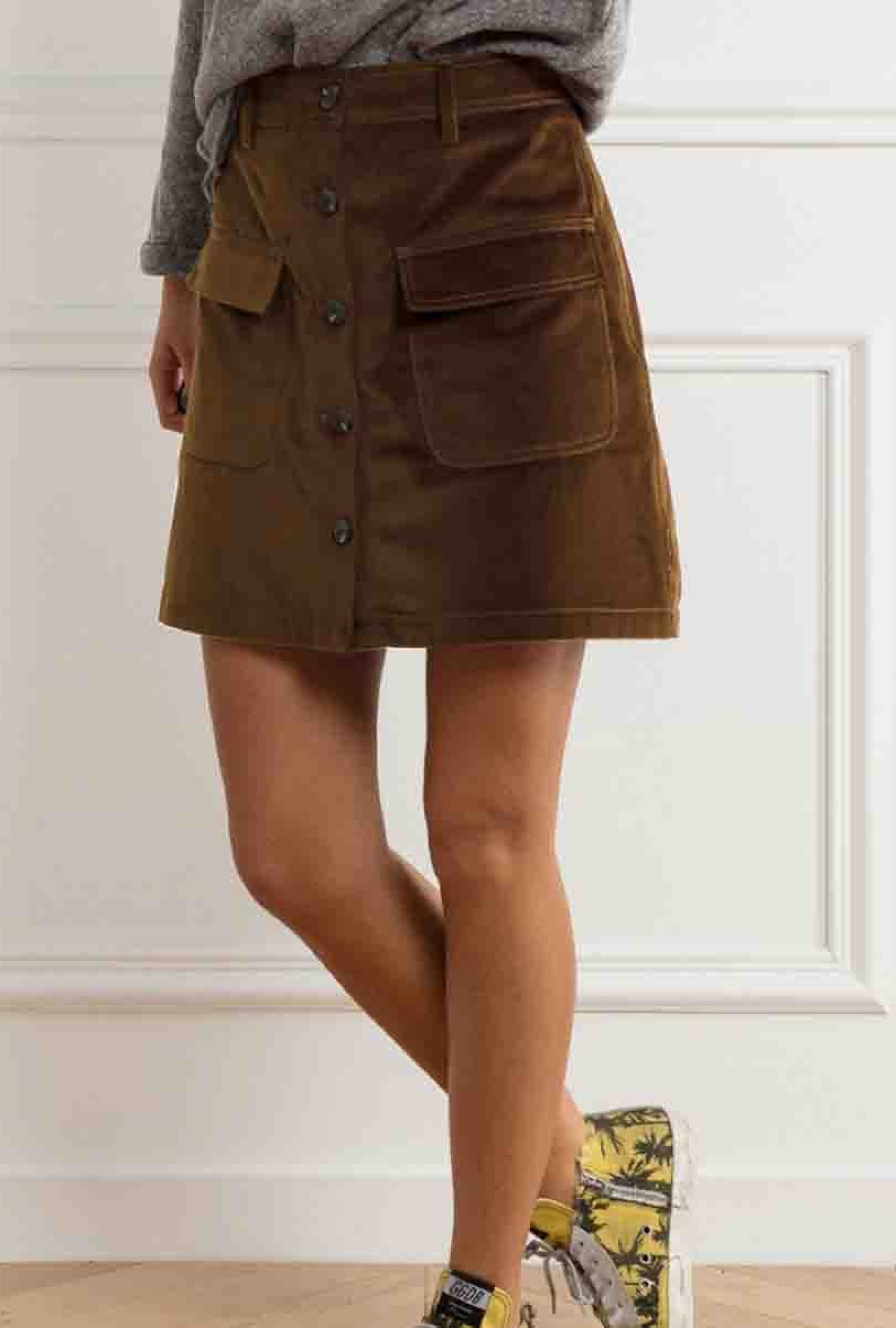 Jupe vintage velours