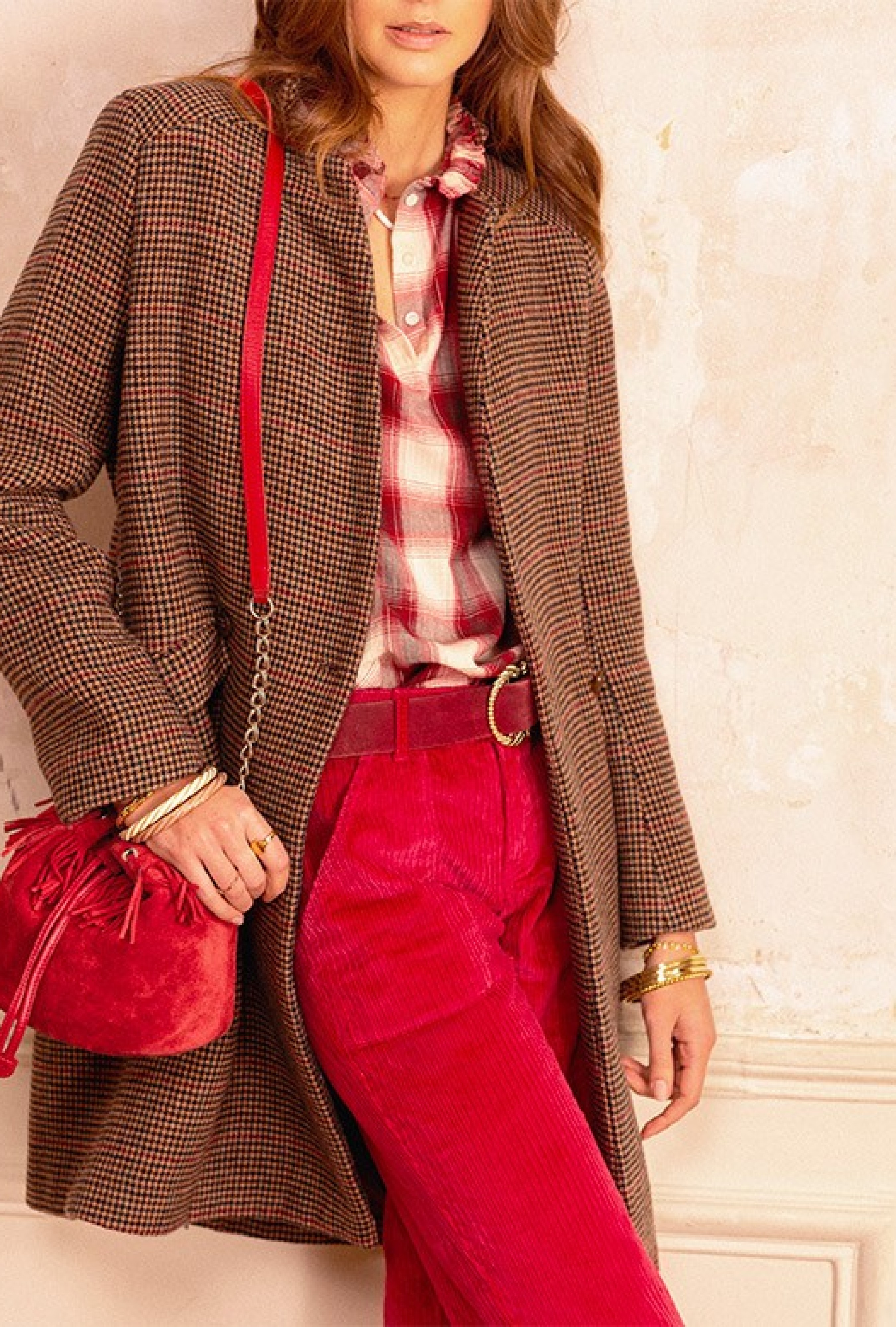 Blouse Janel Aubergine