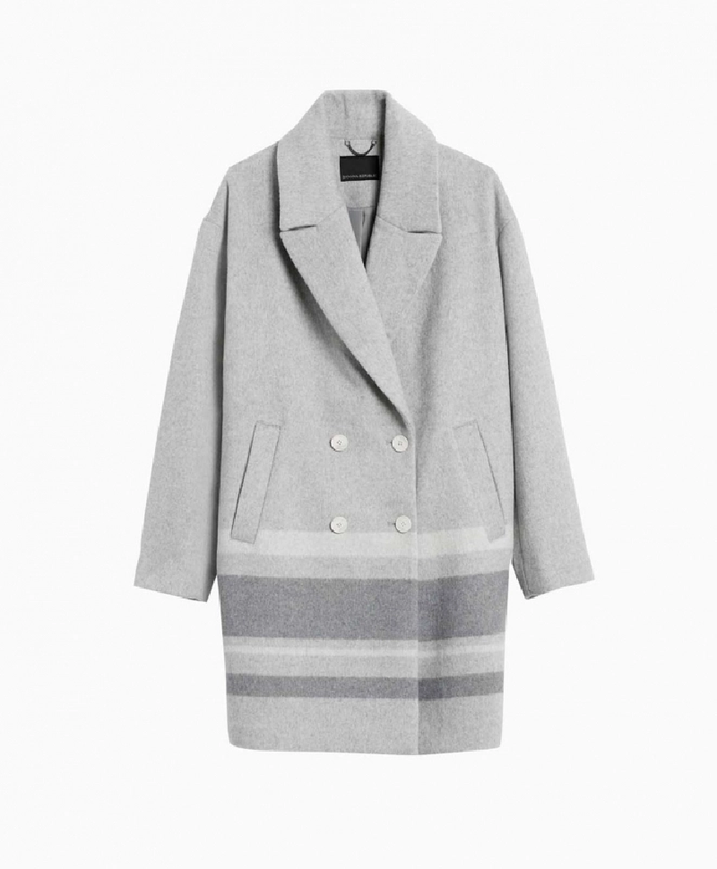 Manteau Cocon Gris