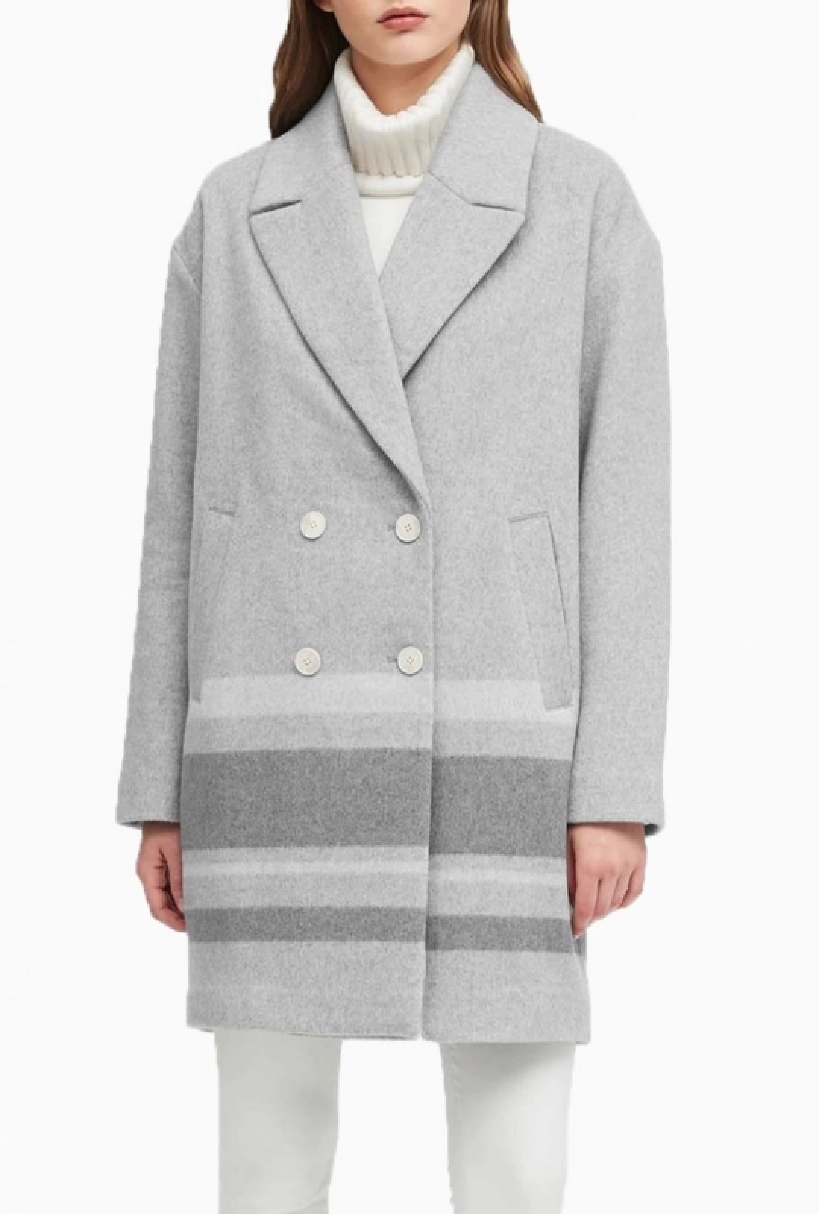 Manteau Cocon Gris