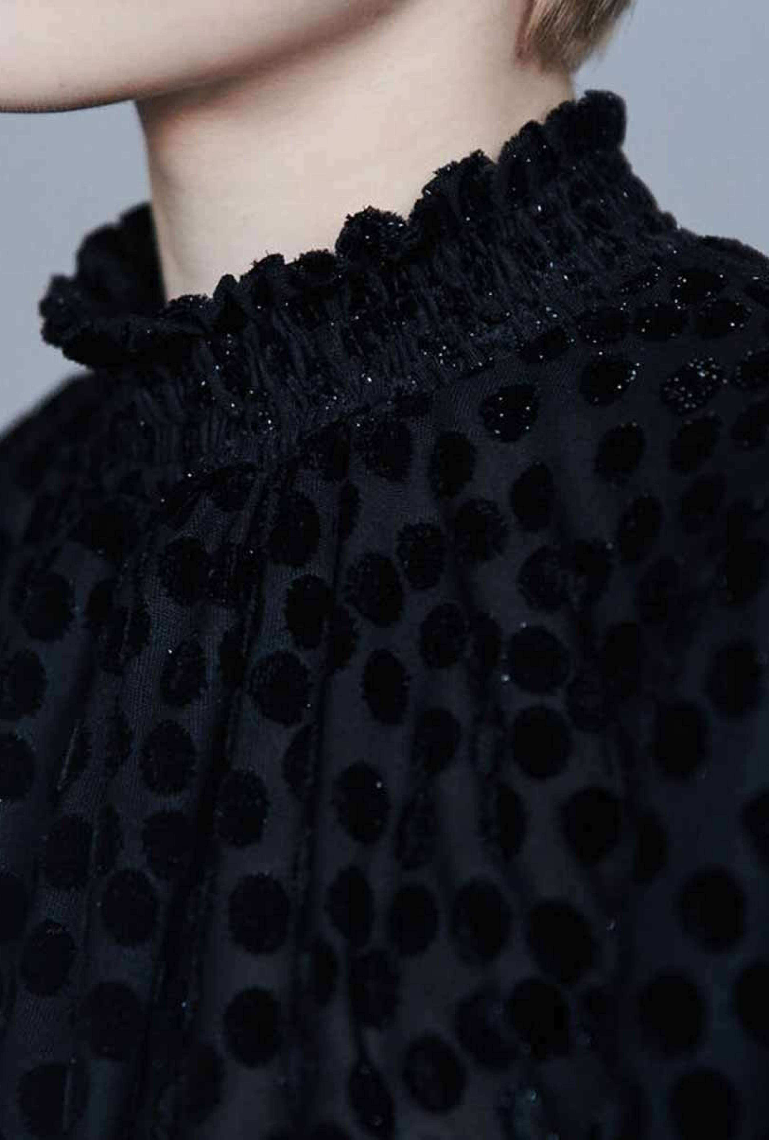 Top en Velours Dévoré