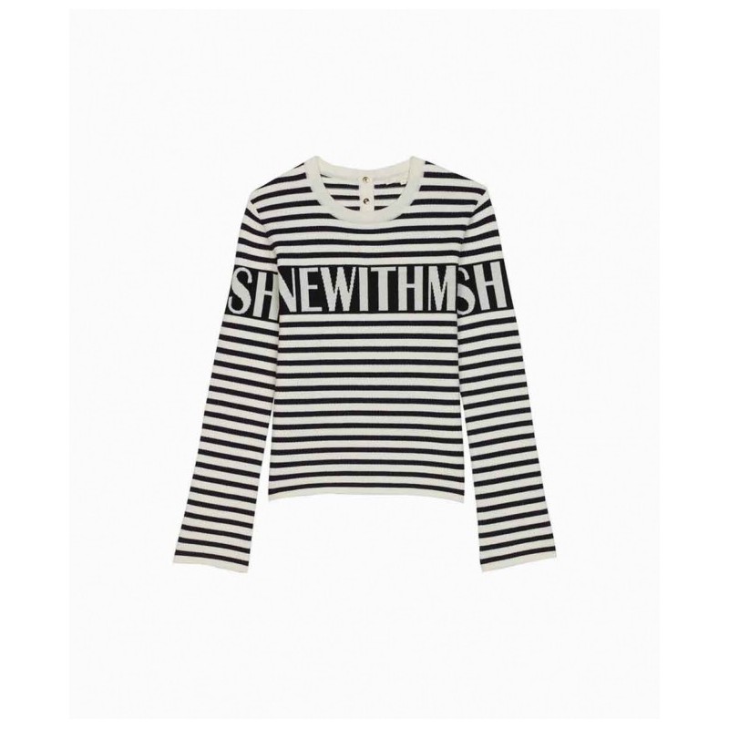 Pull à Rayures Façon Marinière