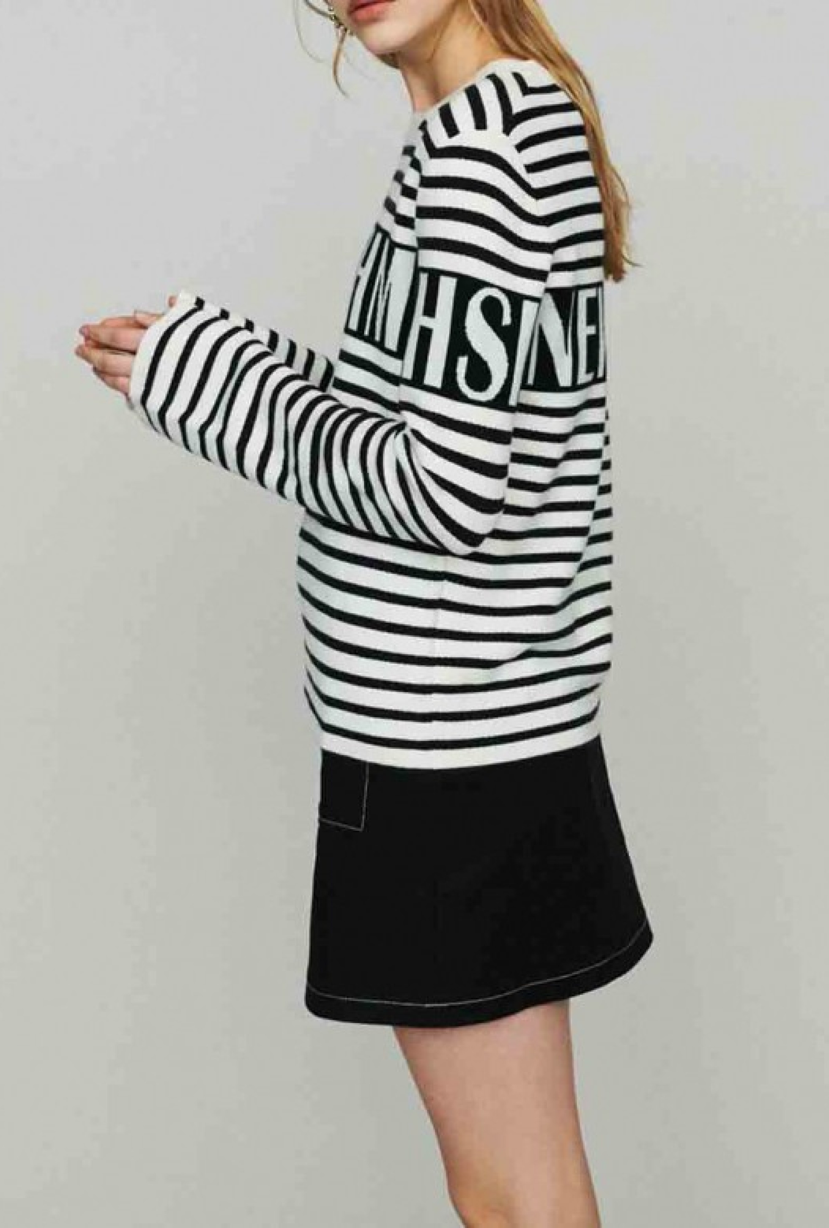 Pull à Rayures Façon Marinière