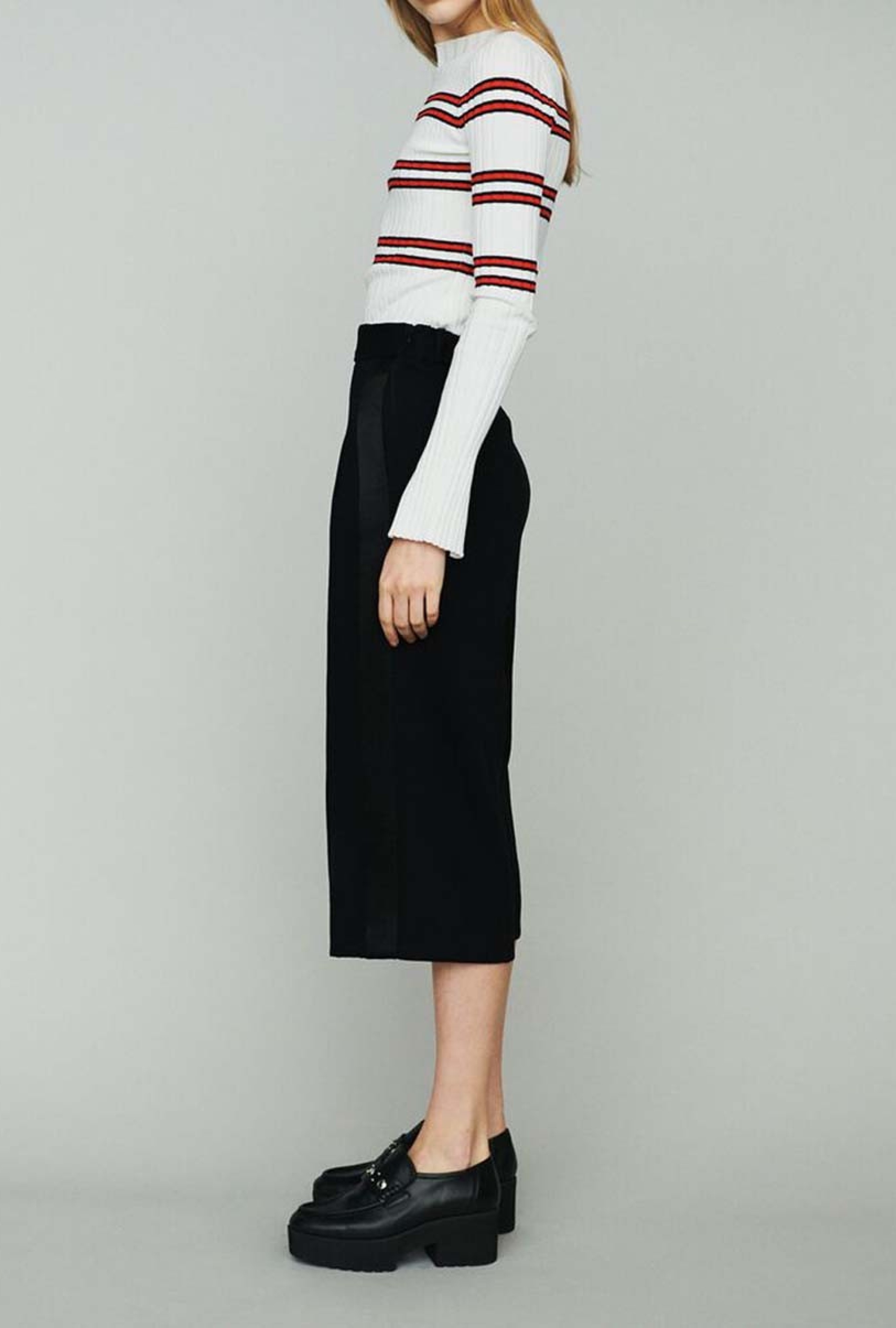 Pantalon large en crepe