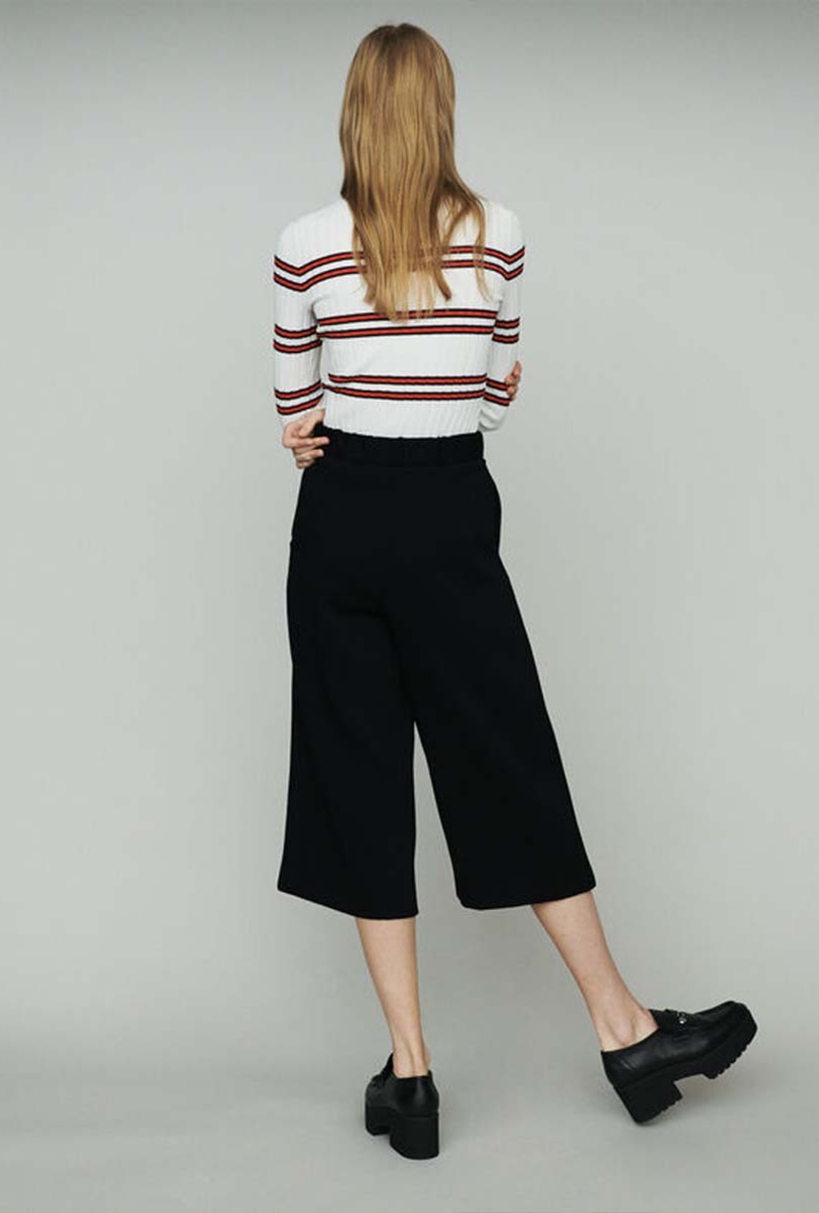 Pantalon large en crepe